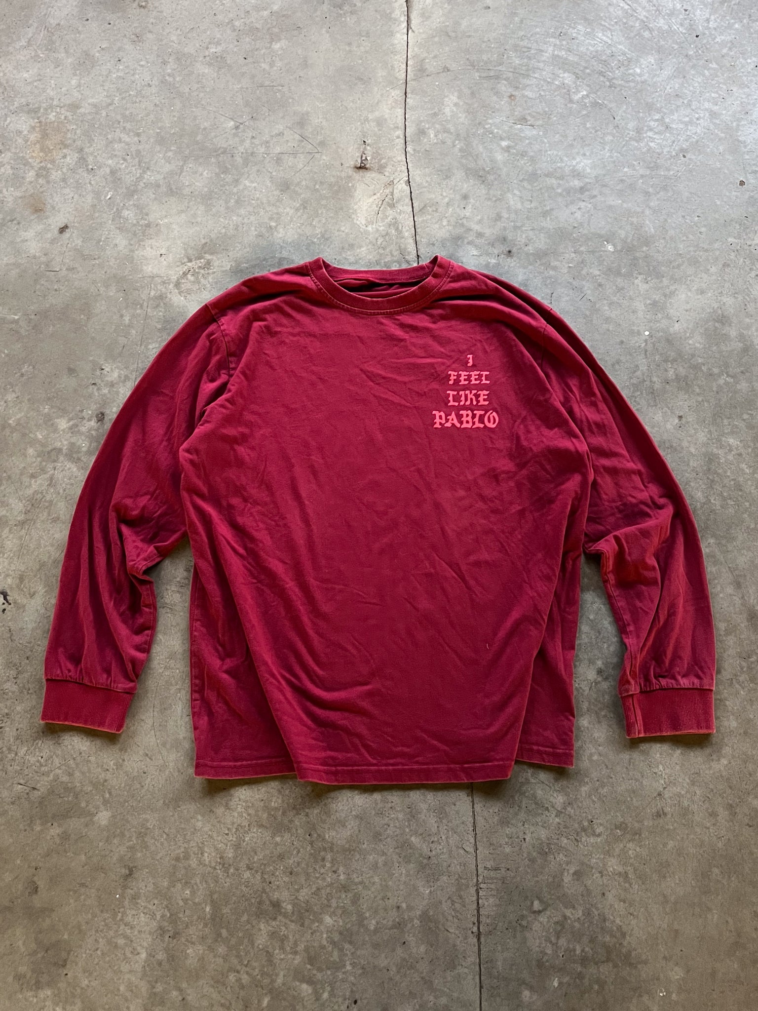 SAINT PABLO RED LONGSLEEVE / XLARGE