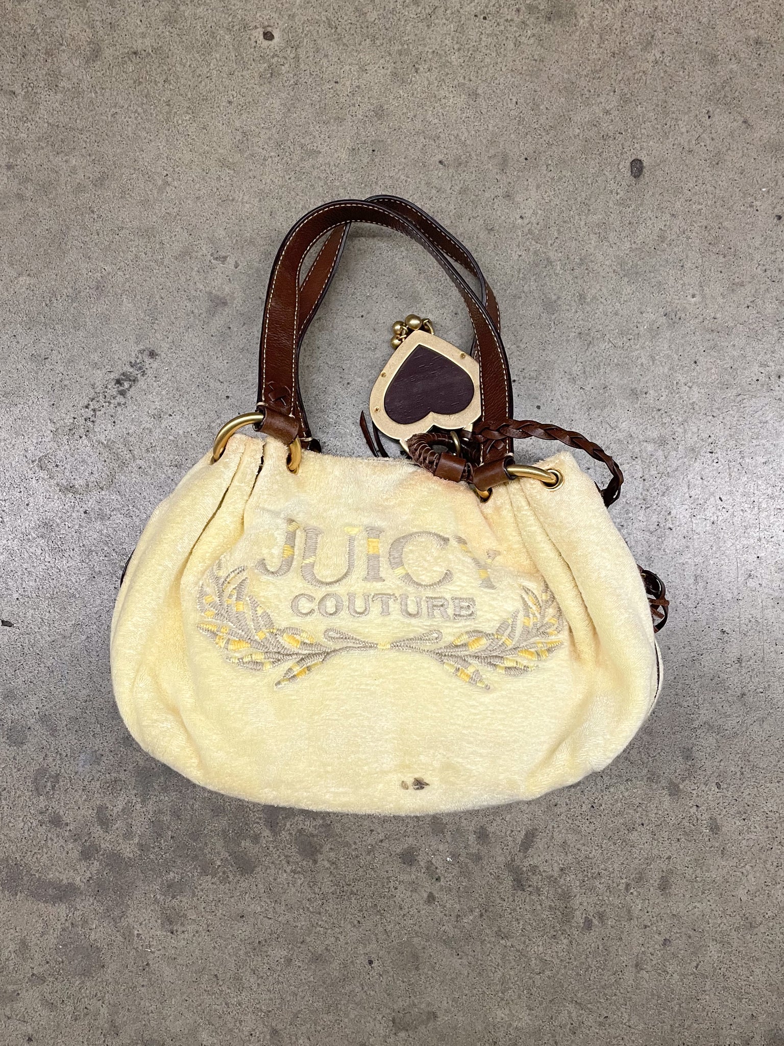 JUICY COUTURE SHOULDER BAG / YELLOW