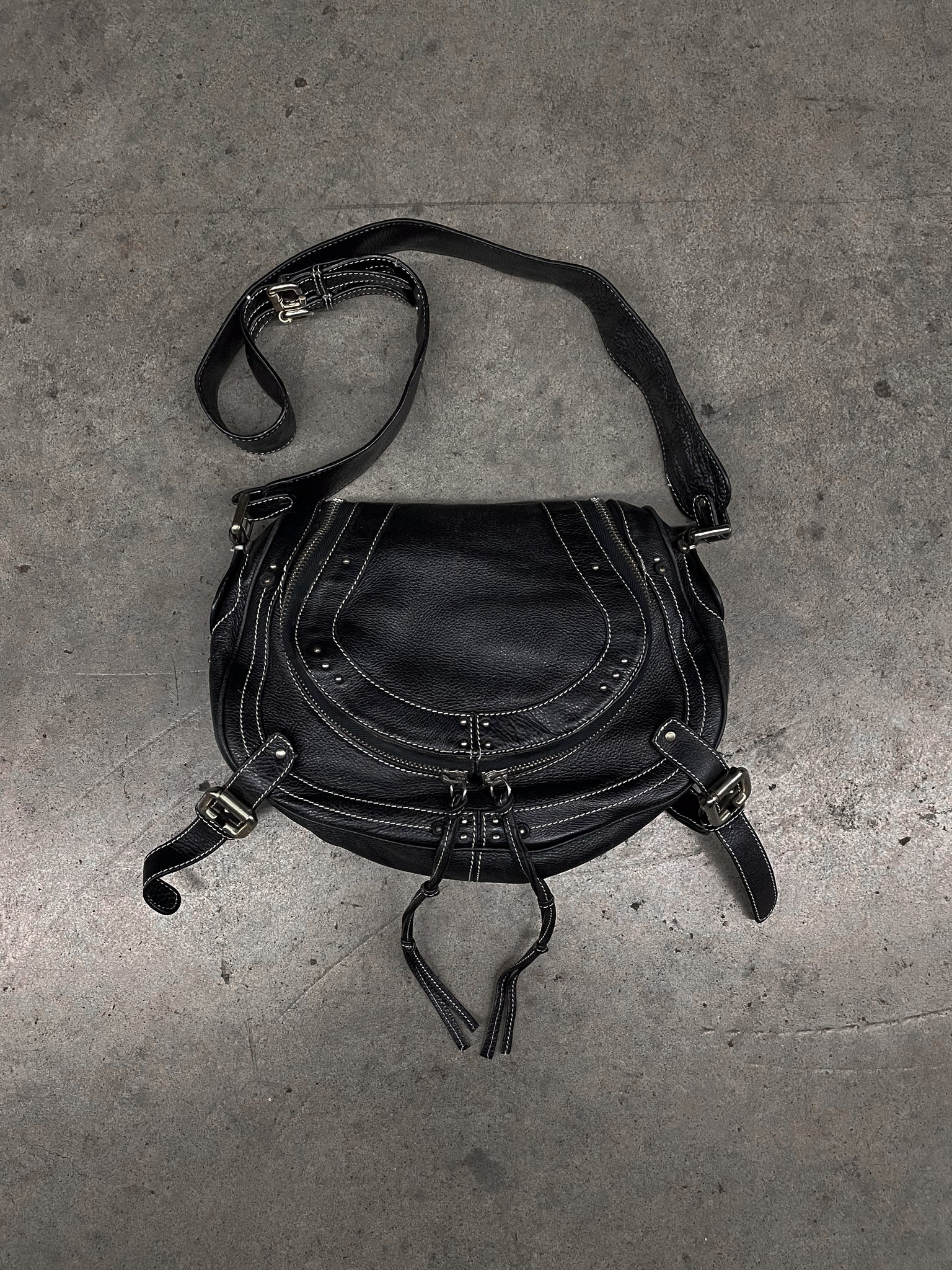 CHLOE PADDINGTON SADDLE BAG / BLACK