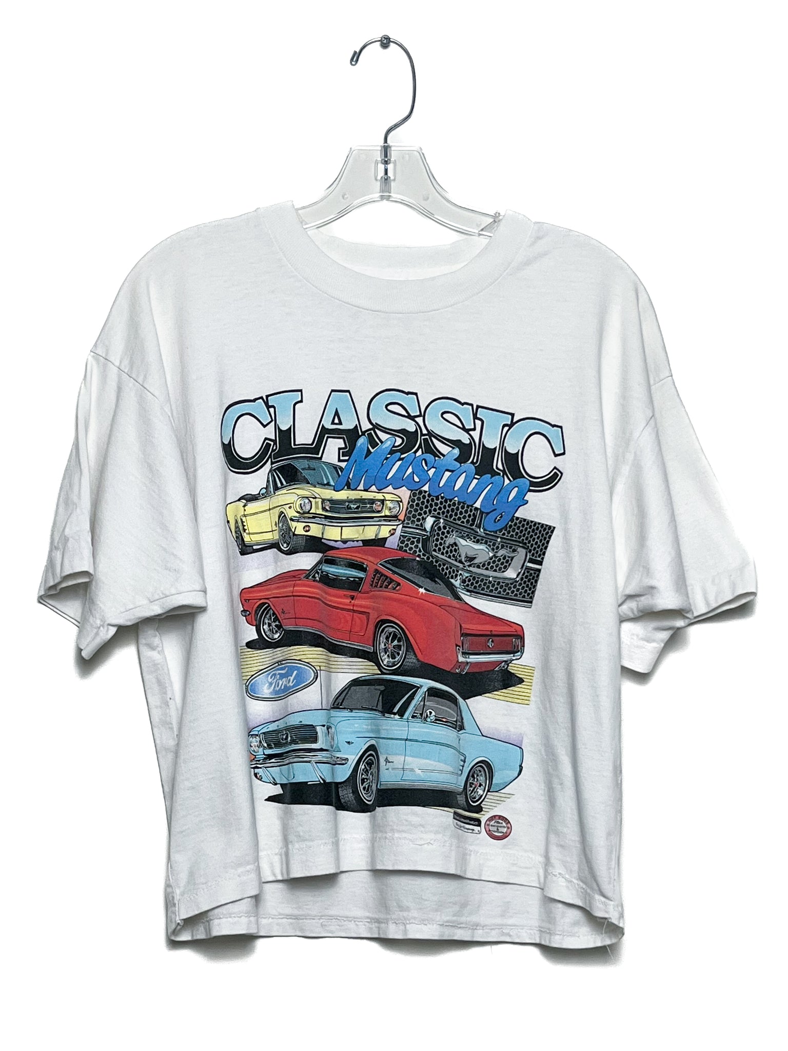 1990 CLASSIC MUSTANG CROPPED TEE  / XLARGE