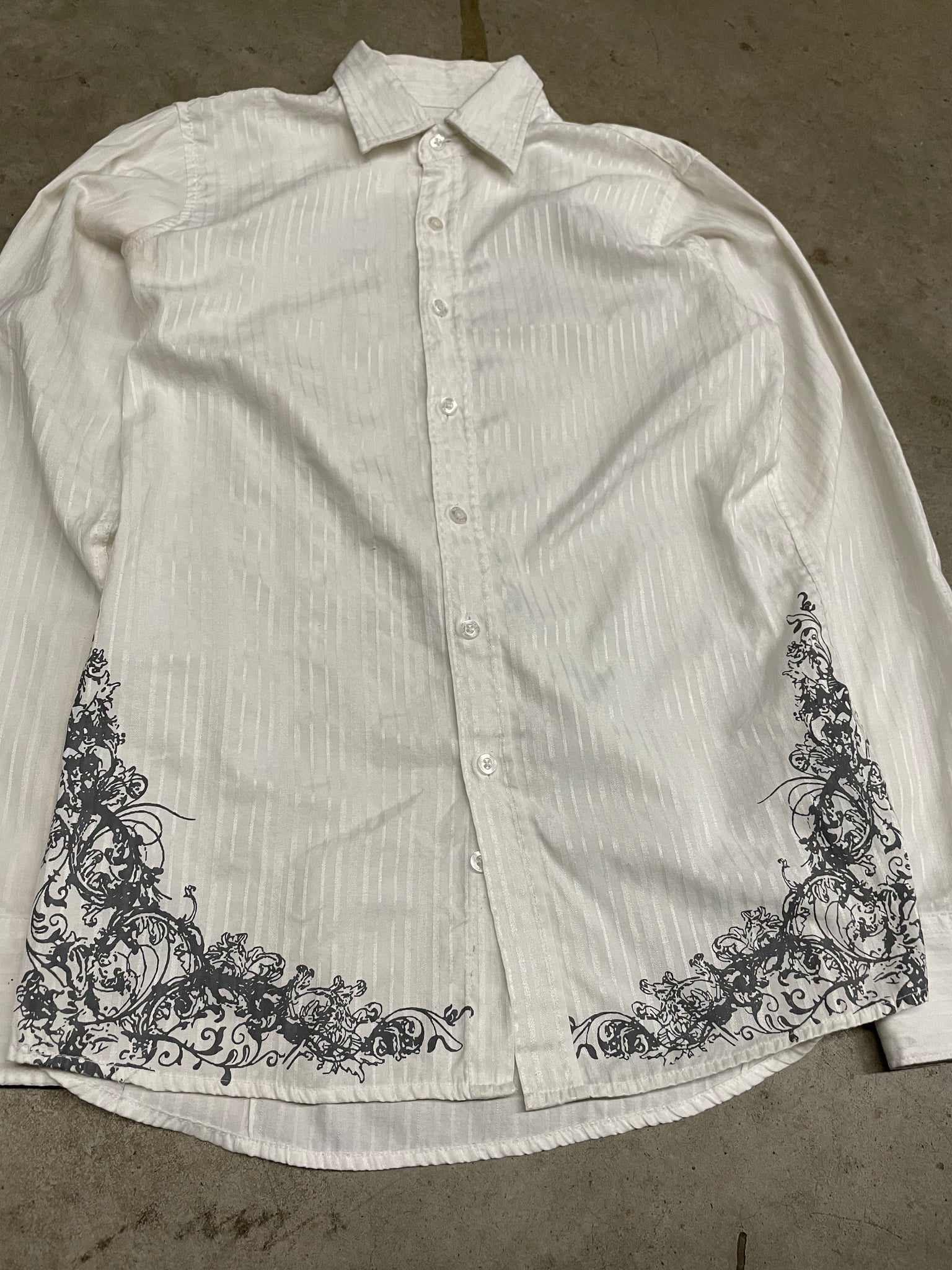 VROOM EURO WHITE BUTTONUP / SMALL