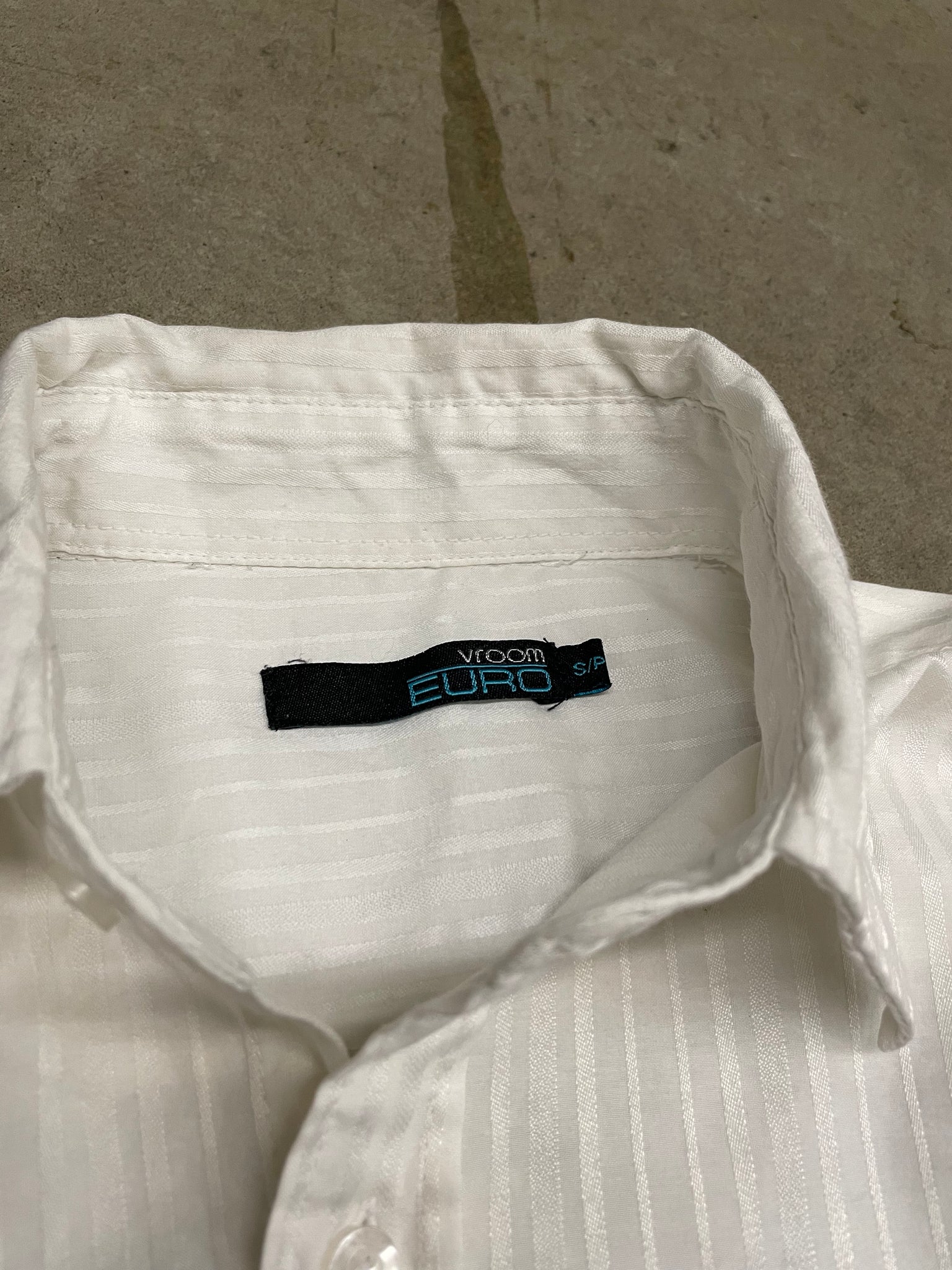 VROOM EURO WHITE BUTTONUP / SMALL