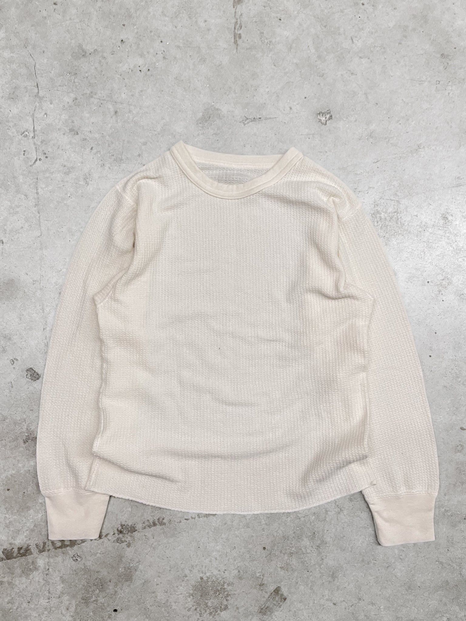 WAFFLE KNIT LONGSLEEVE / SMALL