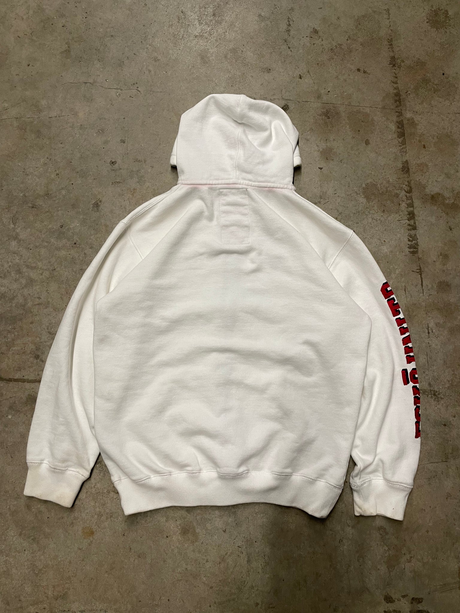 ECKO UNLTD WHITE HOODIE / MEDIUM