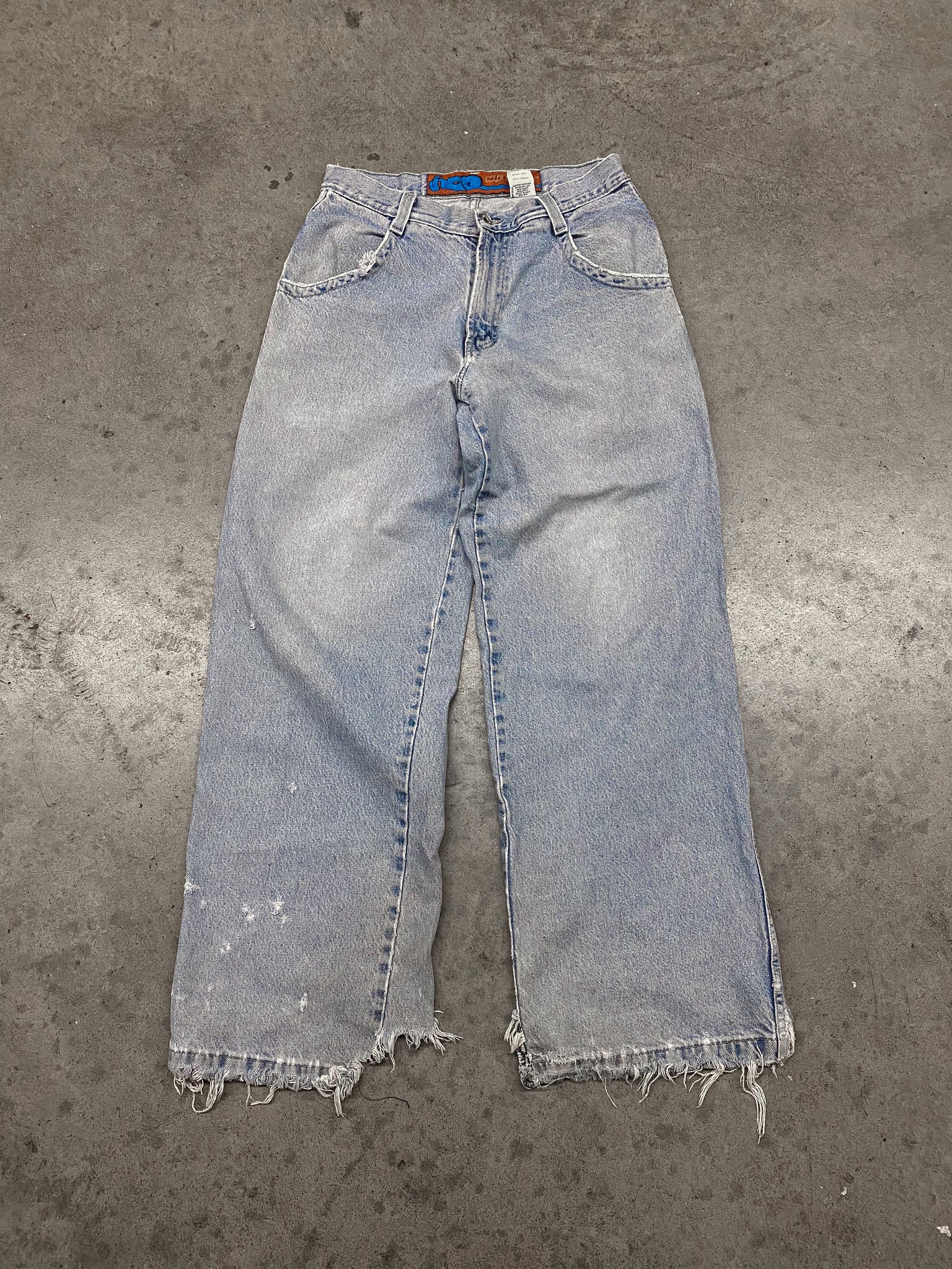 2000s Jnco Slacker Lightwash Denim / 32x32.5