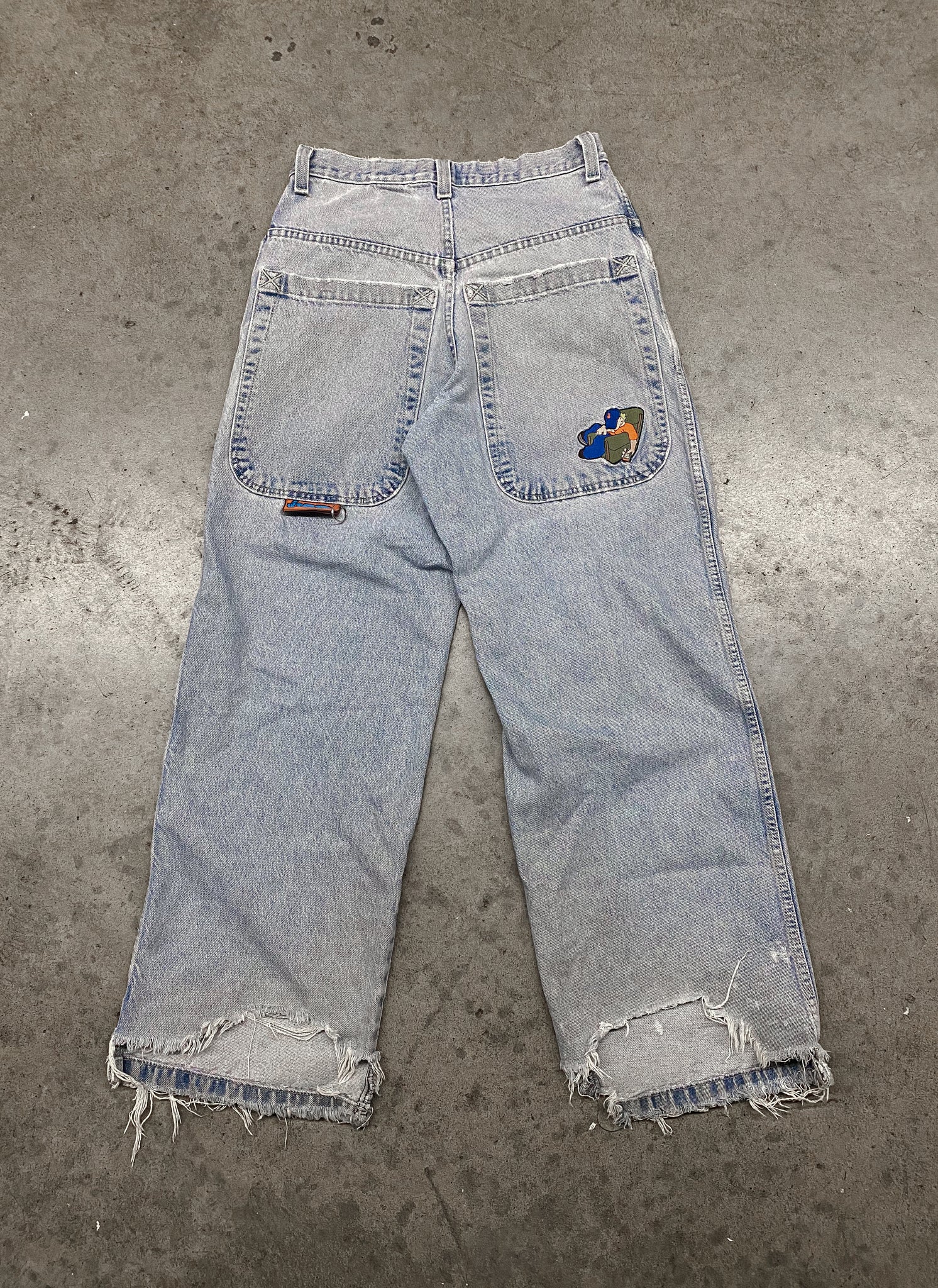 2000s Jnco Slacker Lightwash Denim / 32x32.5