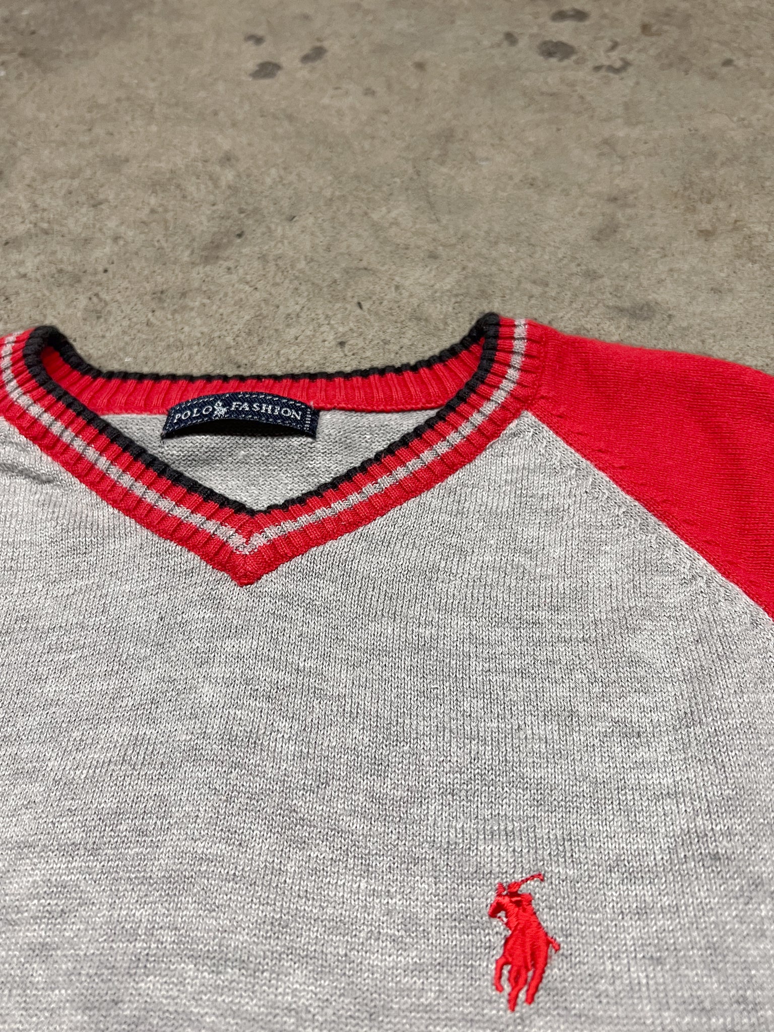 POLO FASHION KNIT TOP / SMALL