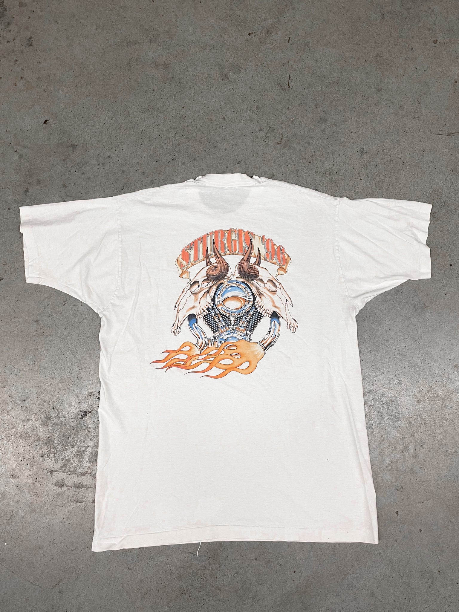 1996 STURGIS WHITE TEE / XLarge