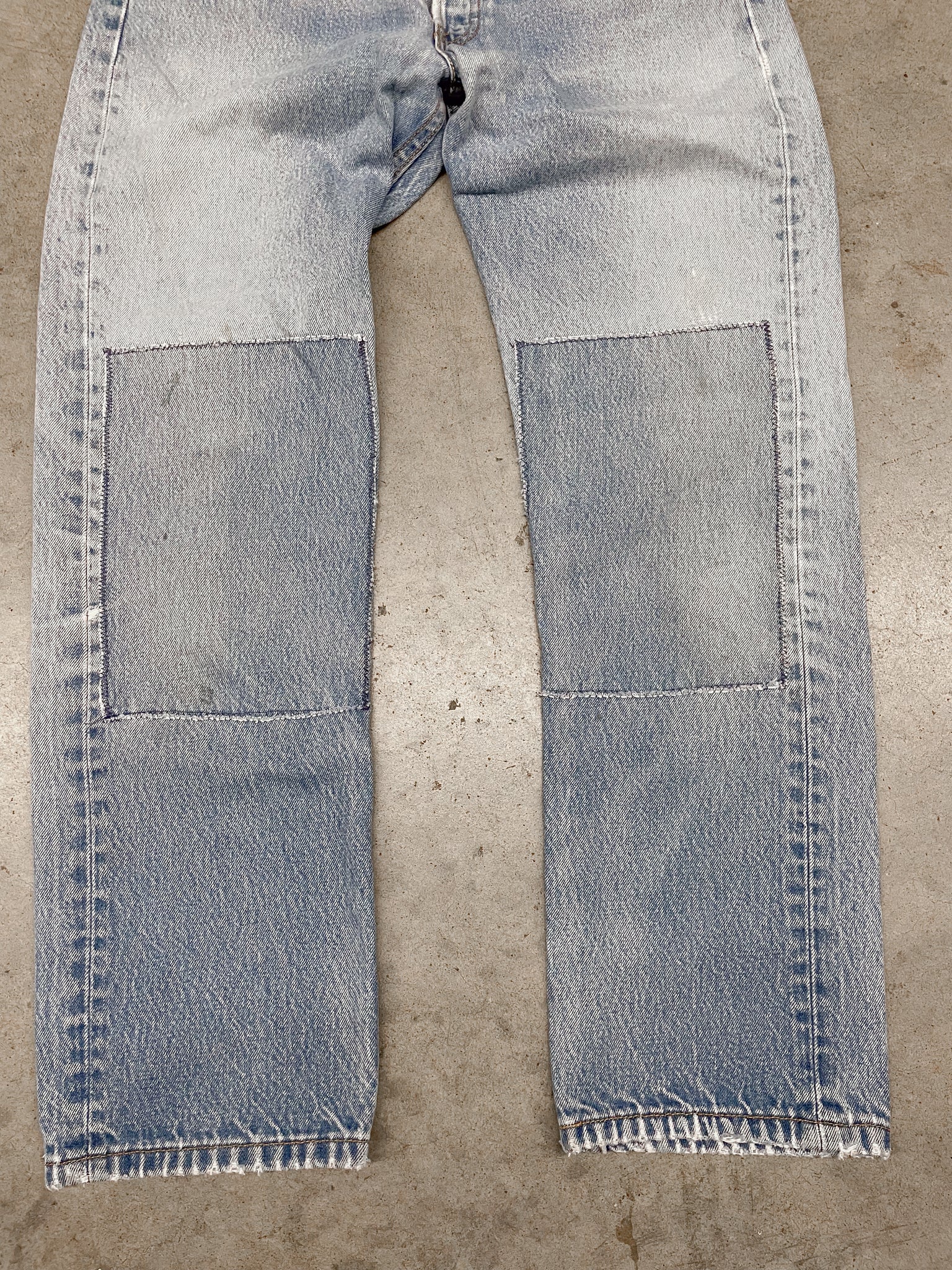 LEVI 501 PATCHED KNEES DENIM / 32X29