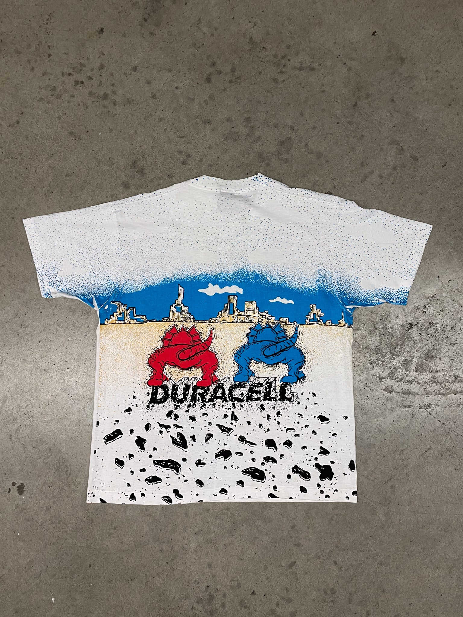 1990s AOP Duracell "Love Machine" Tee / XLARGE