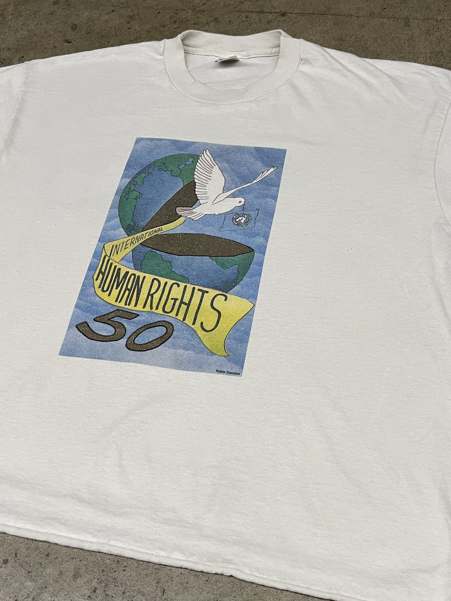 1998 Human Rights Cropped Tee / XXLARGE