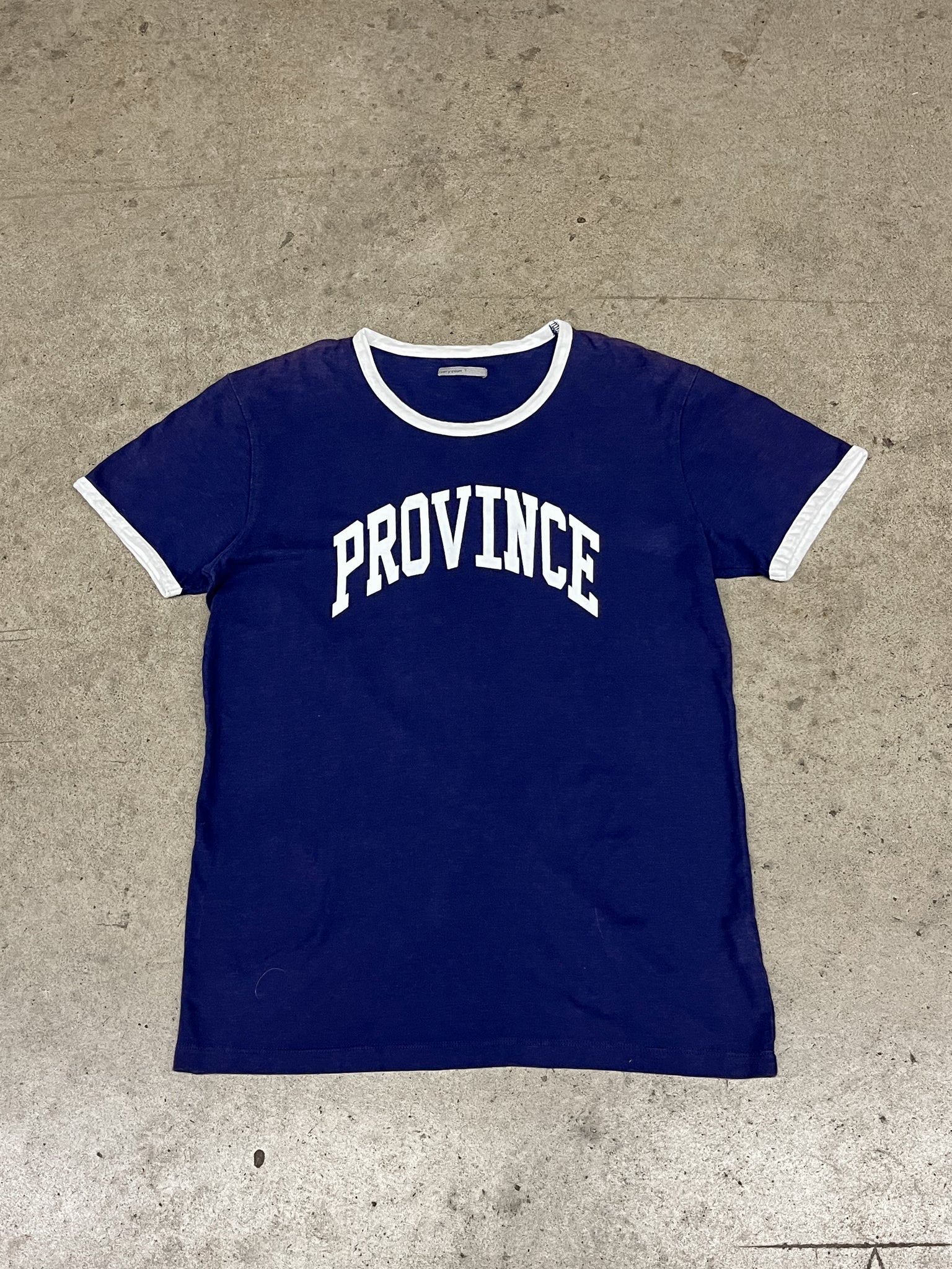 Ivory Court "Province" Ringer Tee / Small