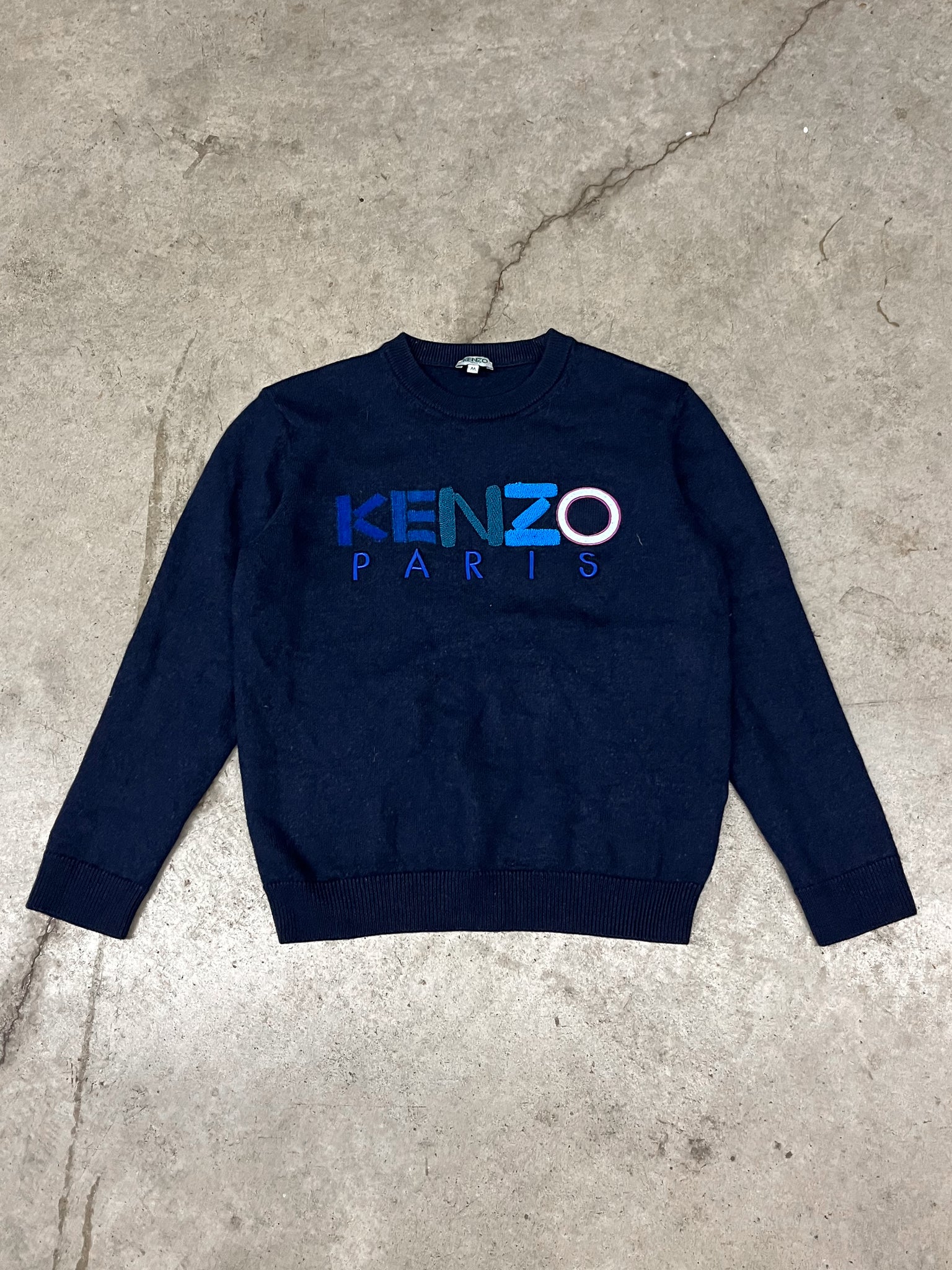 Kenzo Embroidered Sweater / Medium