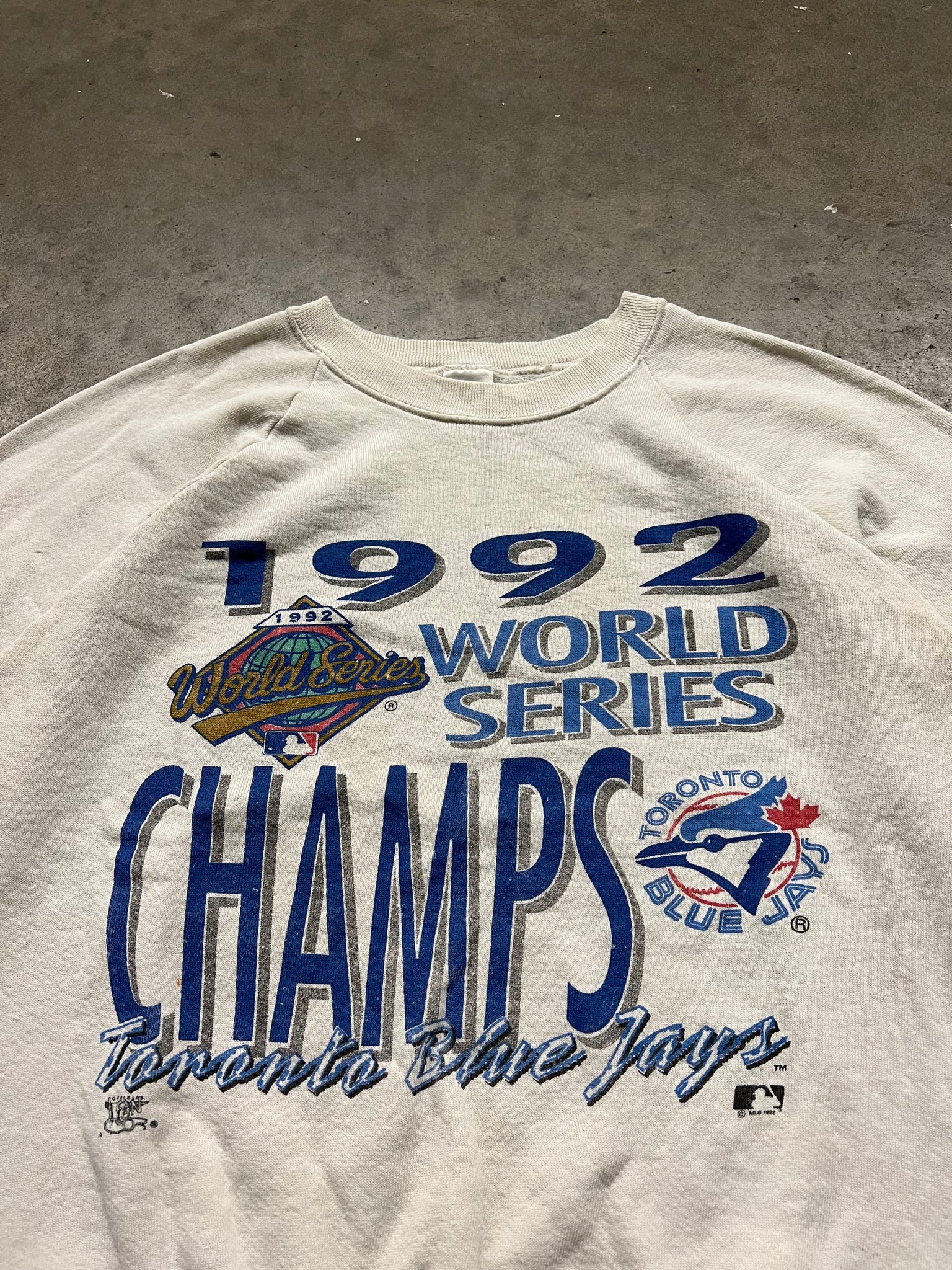 1992 BLUE JAYS CHAMPS CREWNECK / Medium