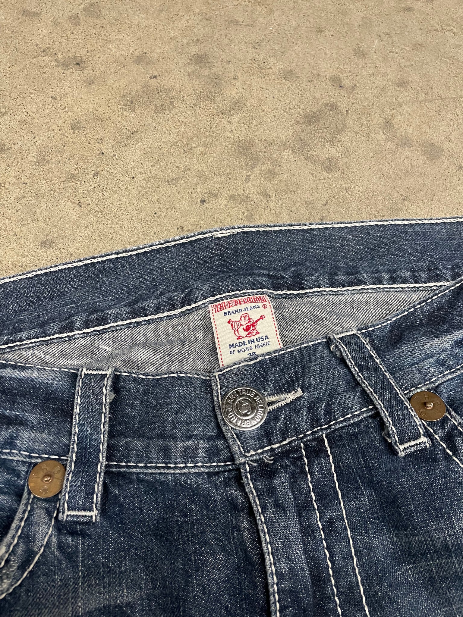 True Religion Big Billy Wide Jeans / 38x34