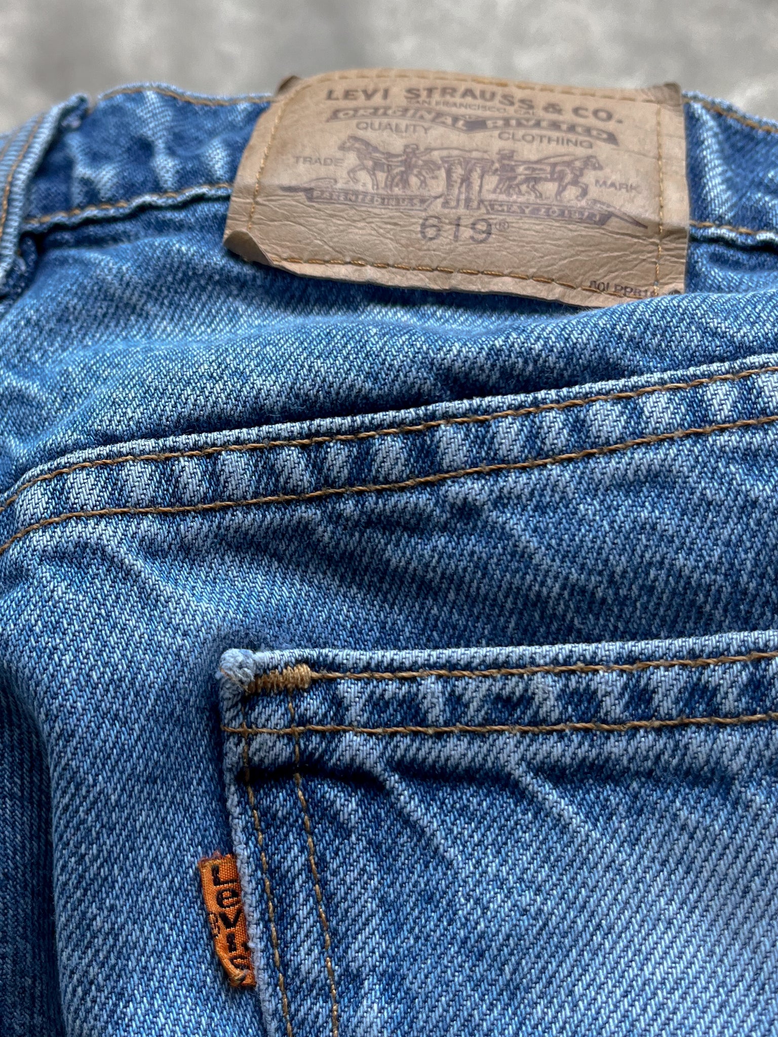 1970s Levis Orange Tabs 619 Jeans / 40x34