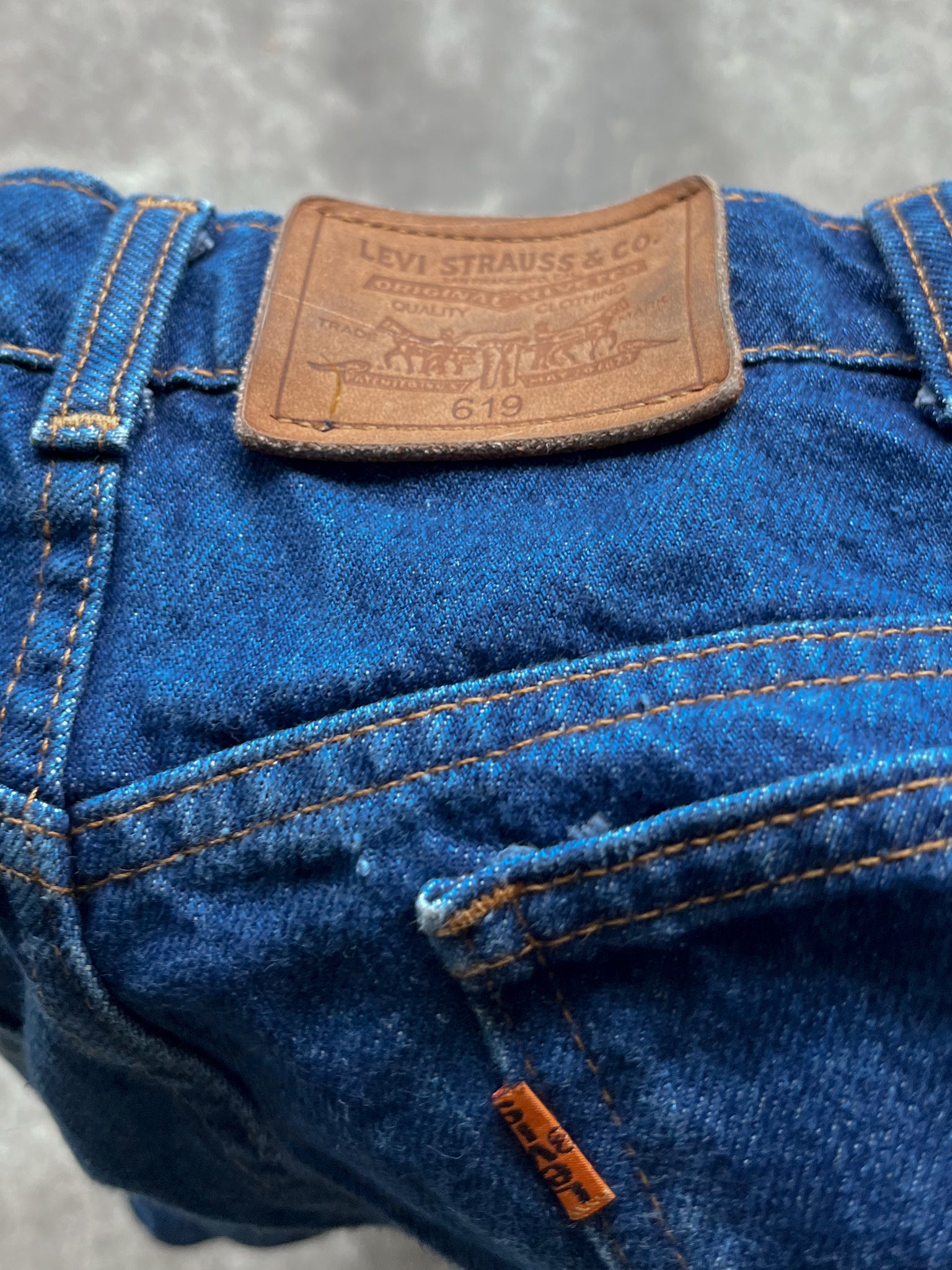 1970s Levis Orange Tabs 619 Jeans / 38x28 – Fish Market Studio