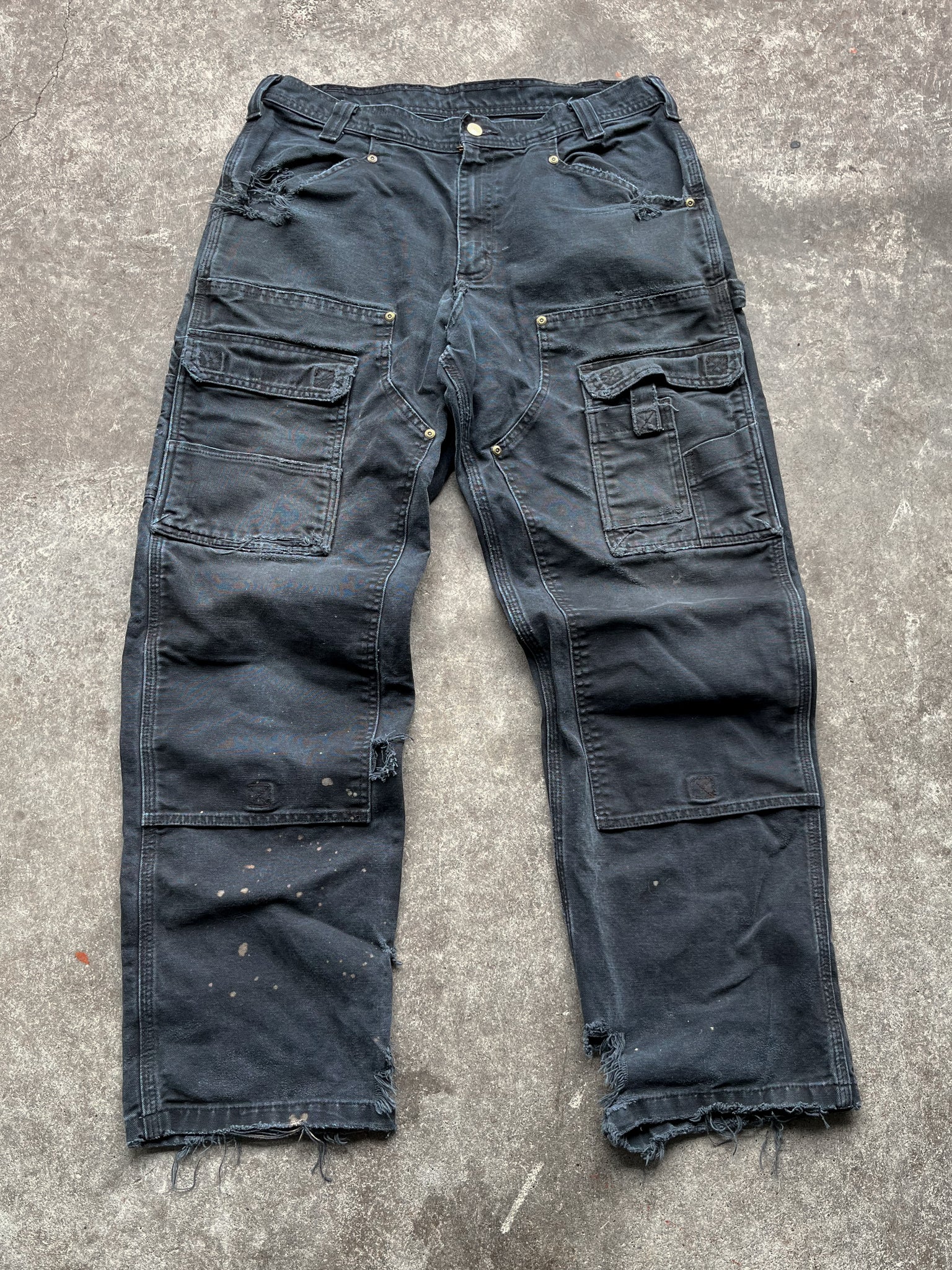 2000s Carhartt Overworn Double Pocket Pants / 36x34