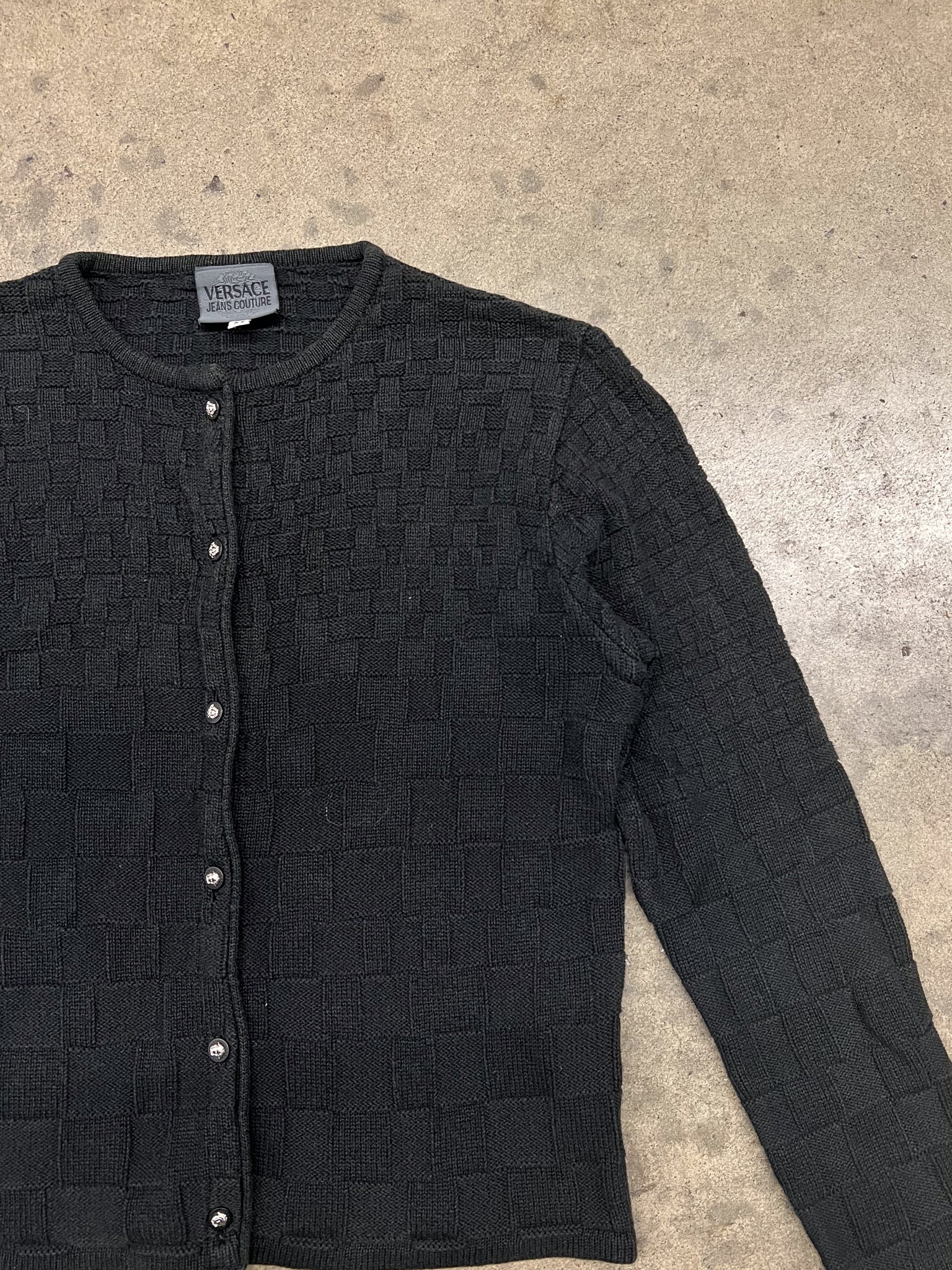 VERSACE CARDIGAN / MEDIUM