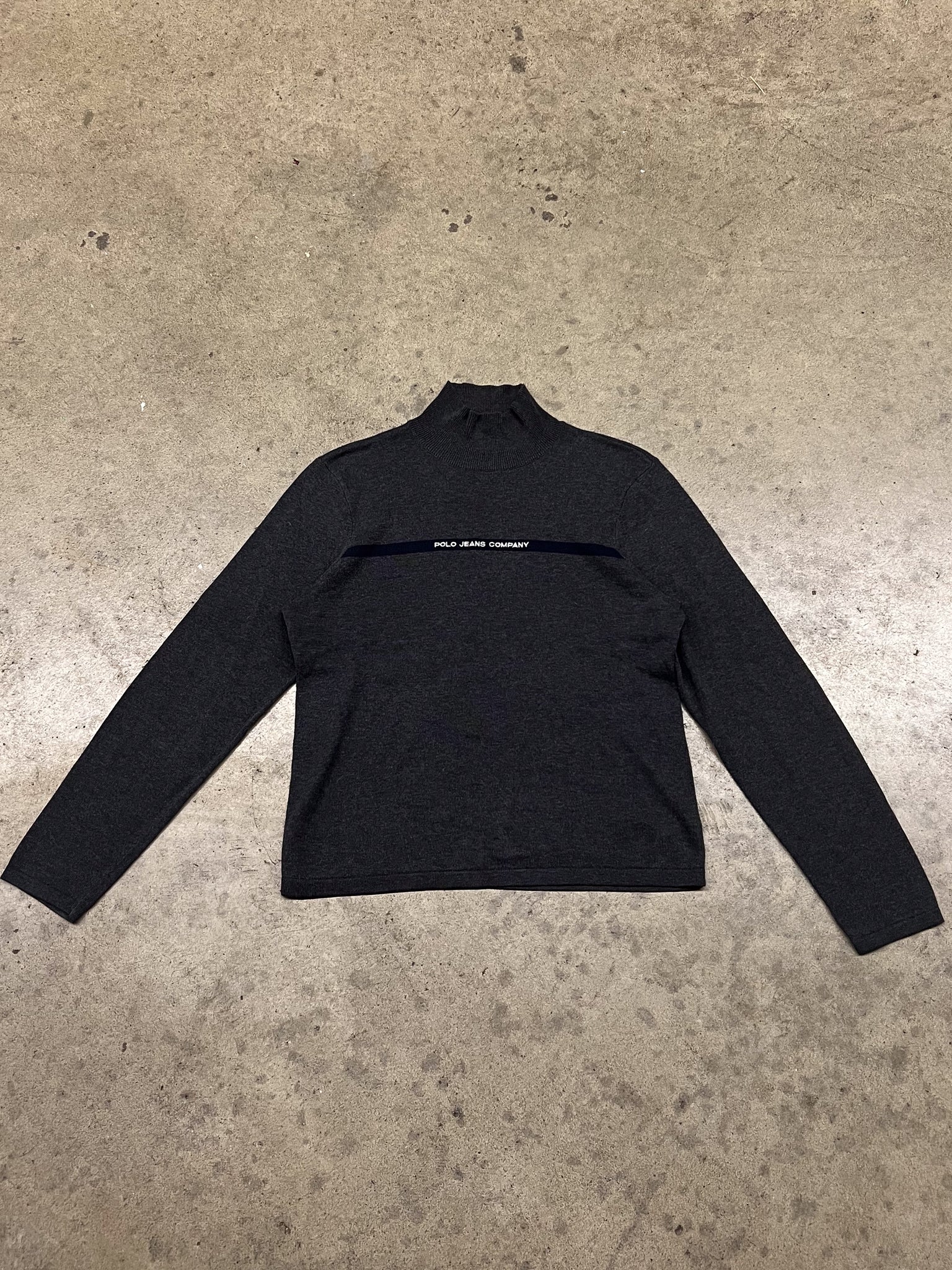 POLO JEANS MOCKNECK LS / LARGE