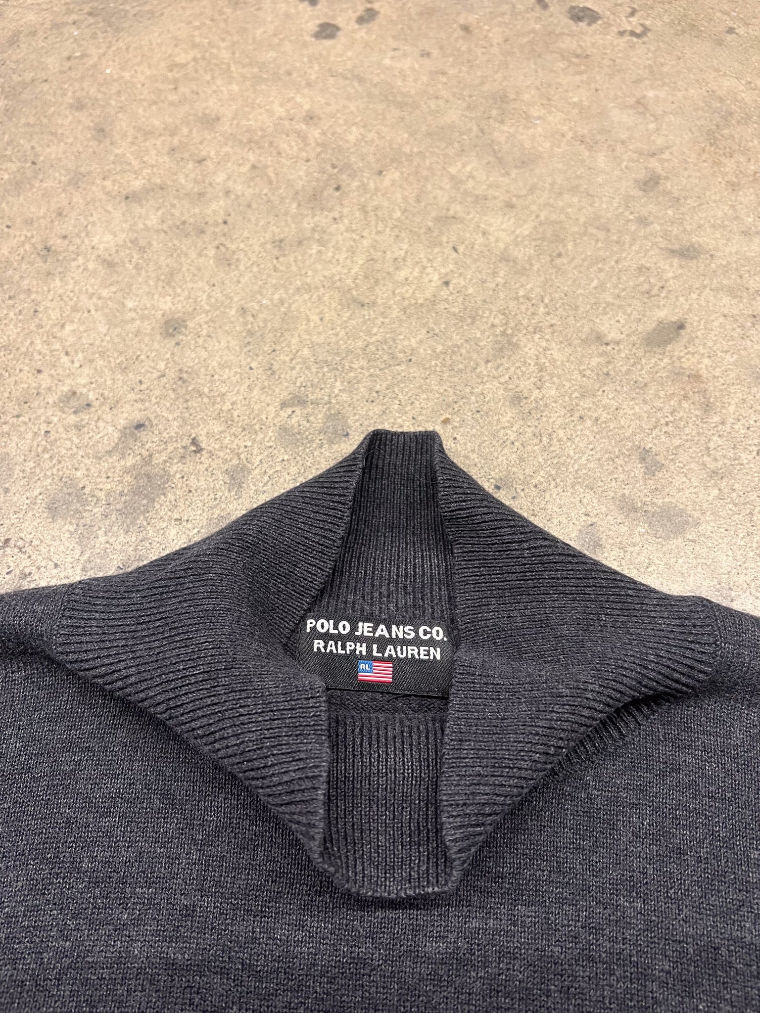 POLO JEANS MOCKNECK LS / LARGE