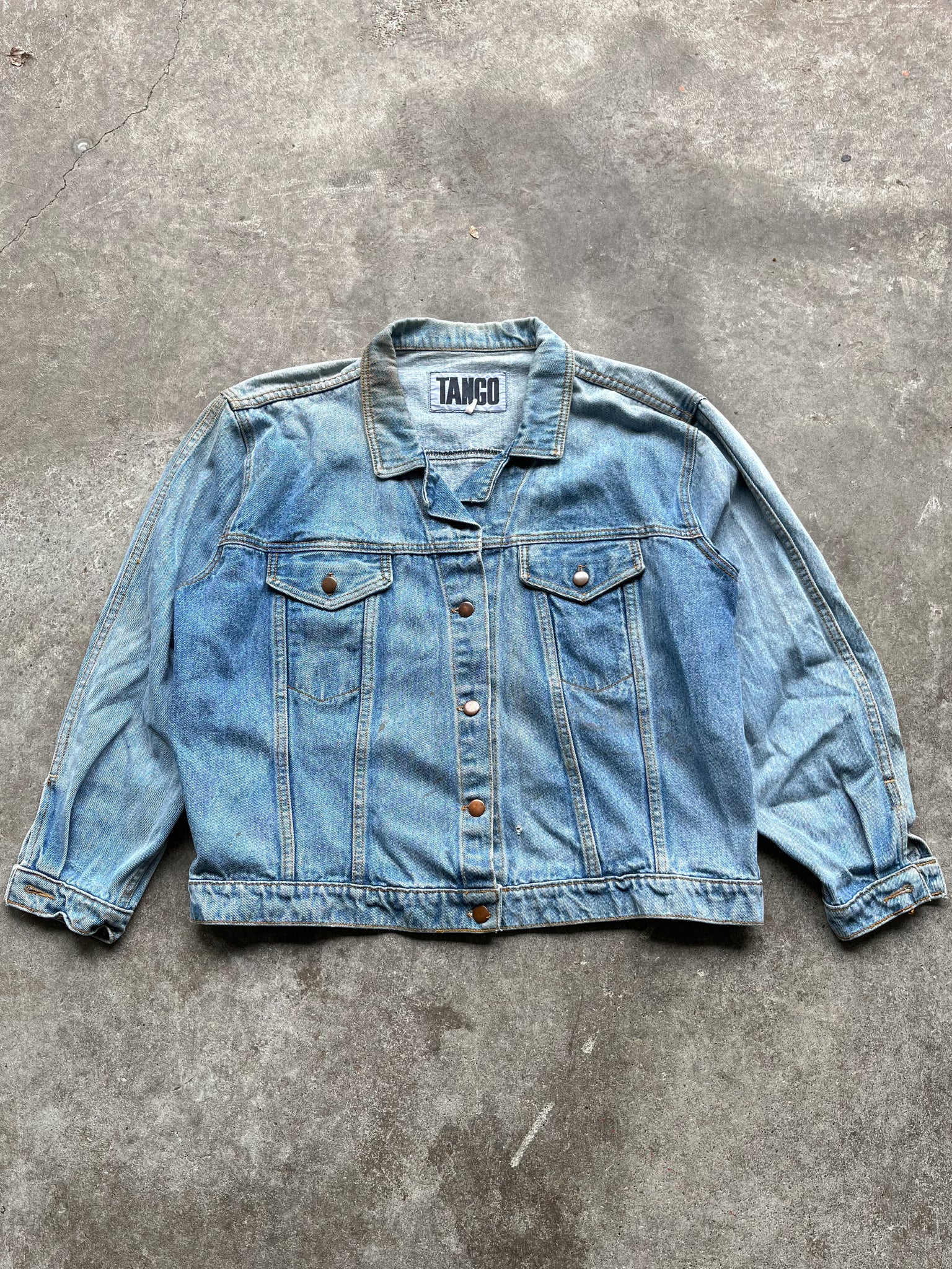 2000s Tango Denim Jacket / LARGE