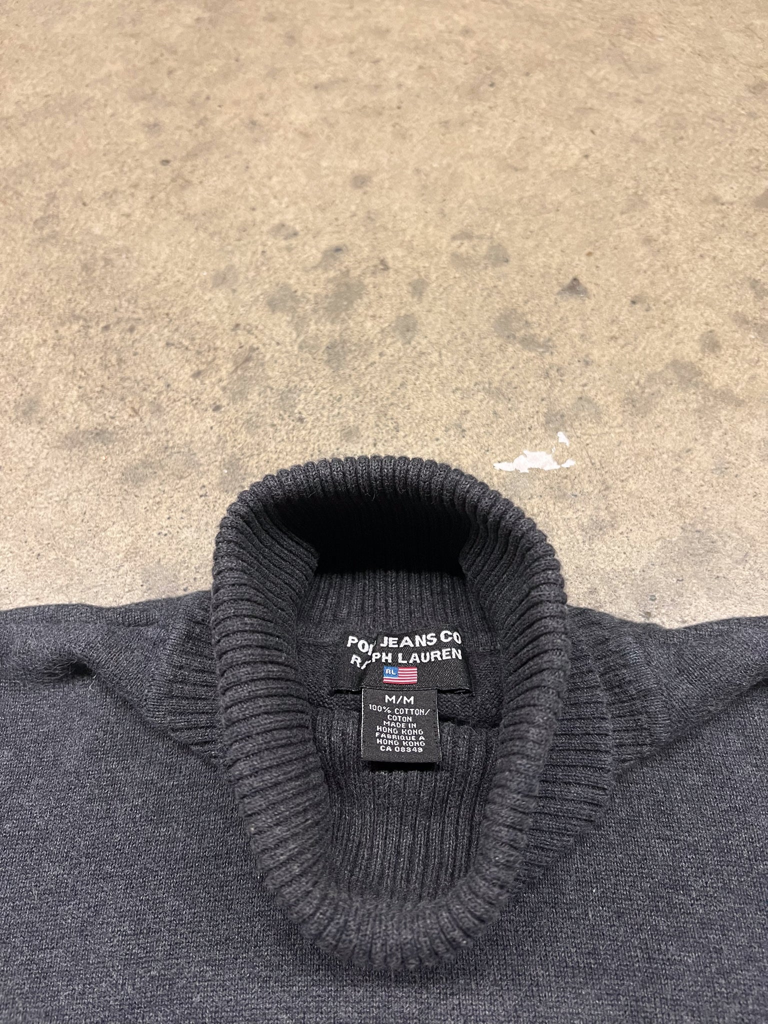 RALPH LAUREN KNIT TOP / MEDIUM