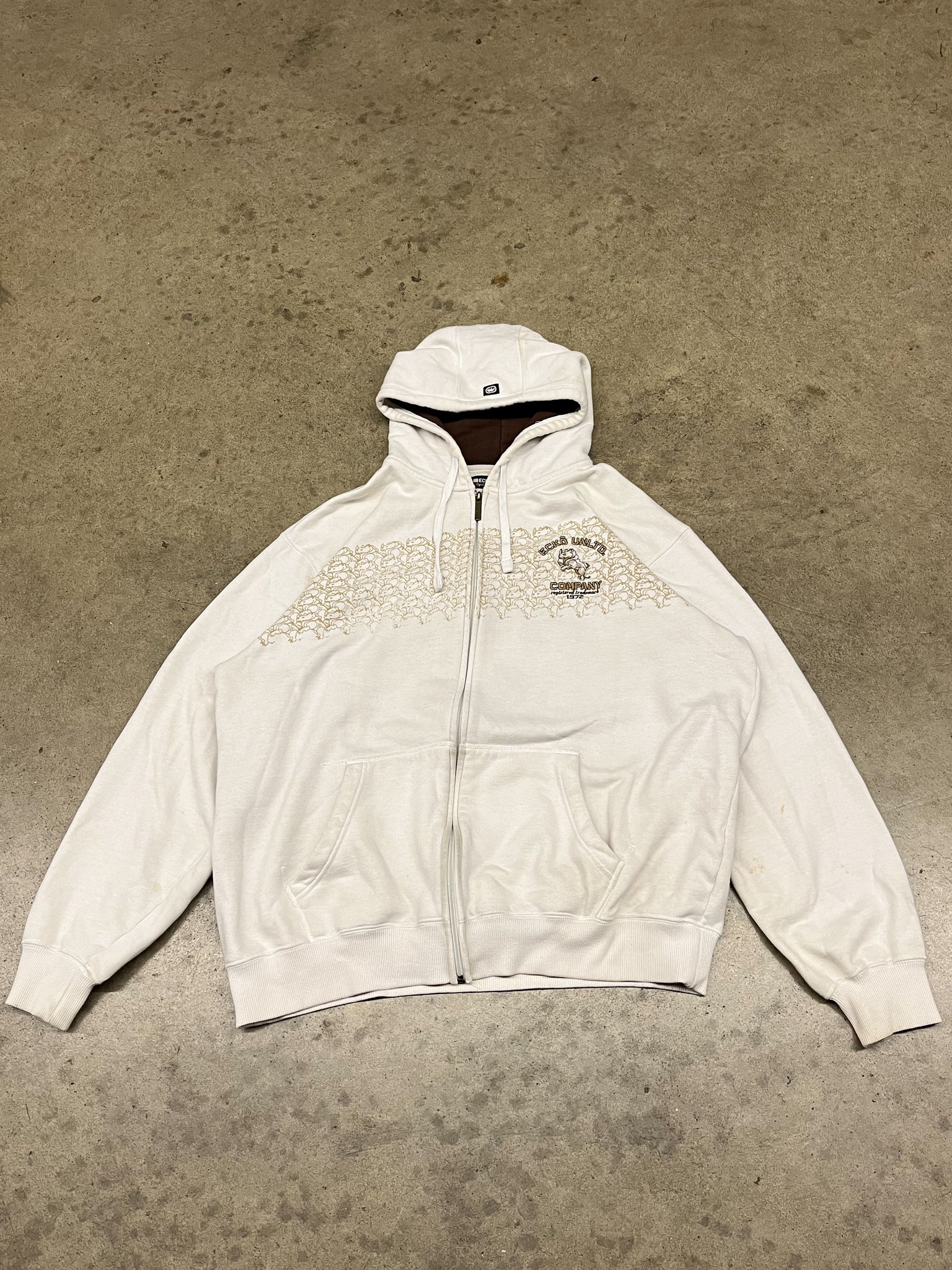 Ecko Unltd 5 Rhino Hoodie / XLARGE