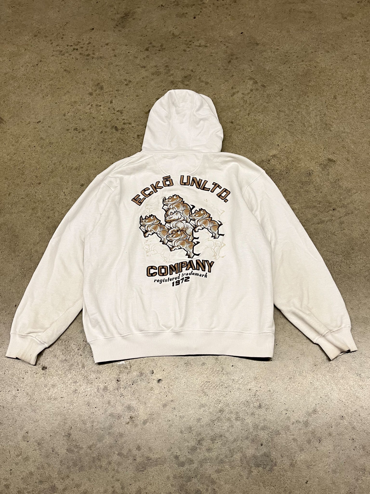 Ecko Unltd 5 Rhino Hoodie / XLARGE