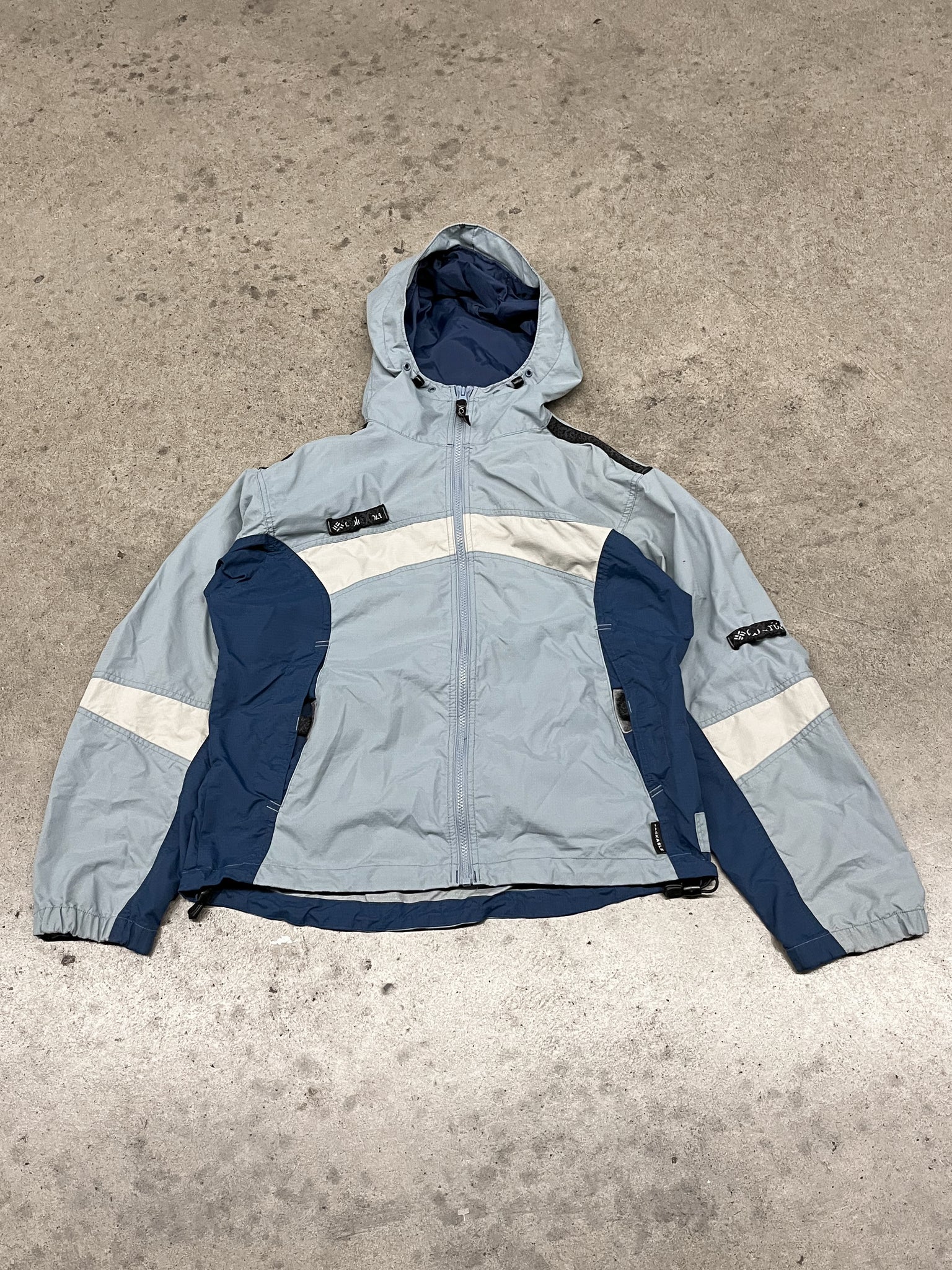 Columbia Triple Blue Rain Jacket / MEDIUM