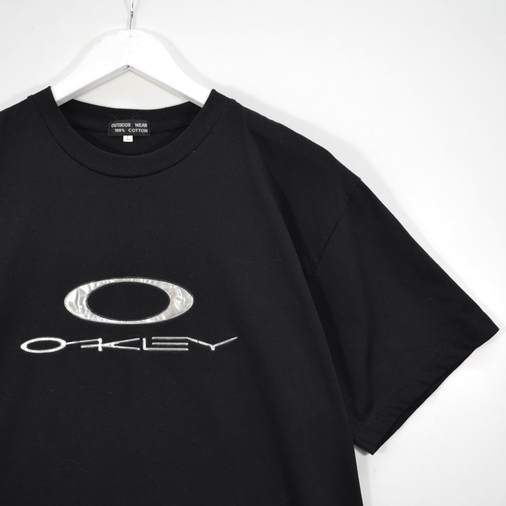 OAKLEY METALLIC LOGO TEE / LARGE