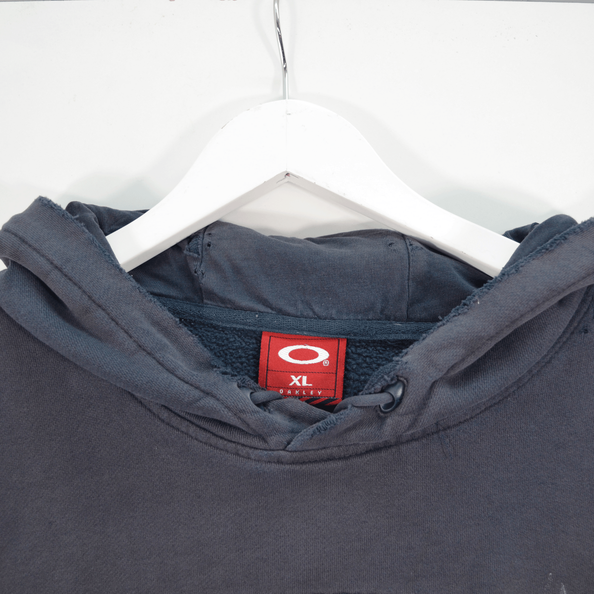 THRASHED OAKLEY LOGO HOODIE / XL