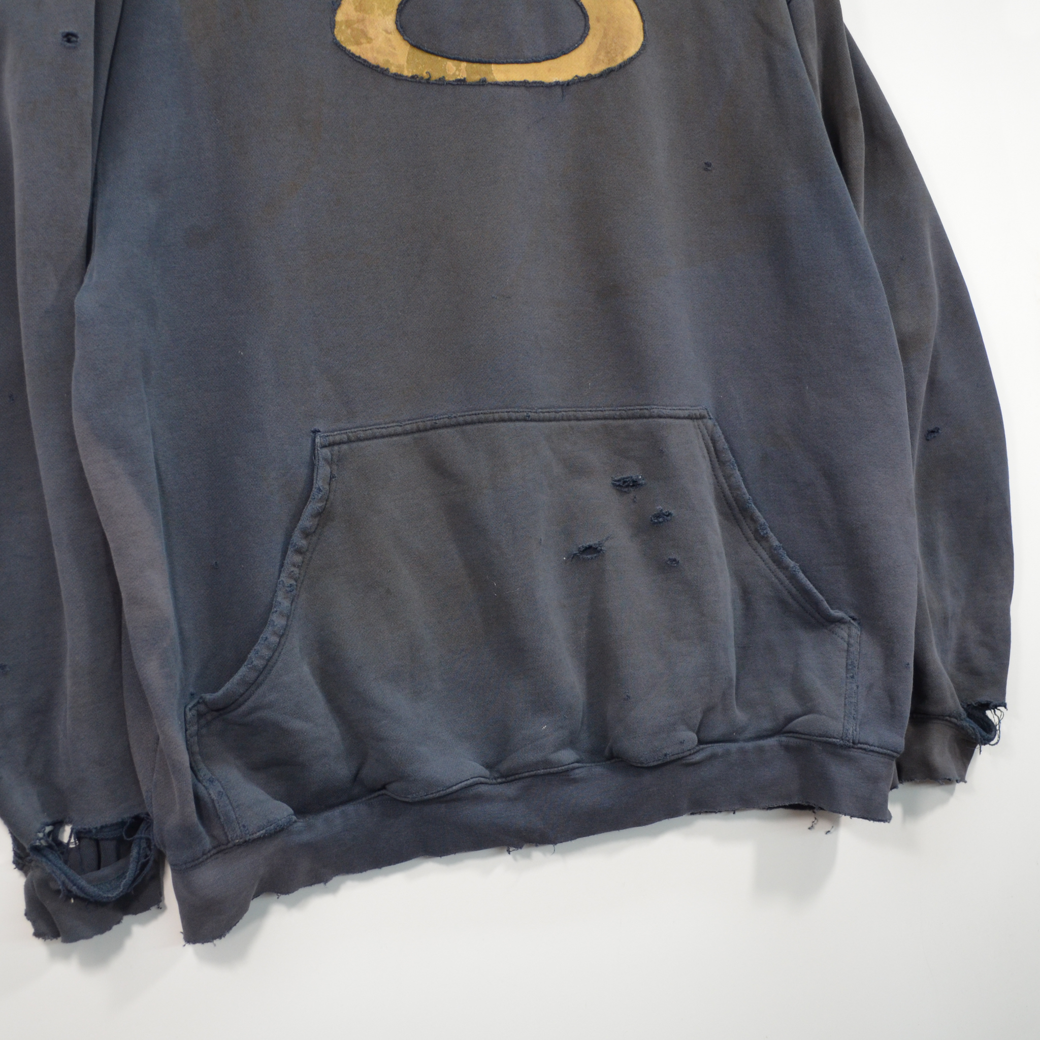 THRASHED OAKLEY LOGO HOODIE / XL