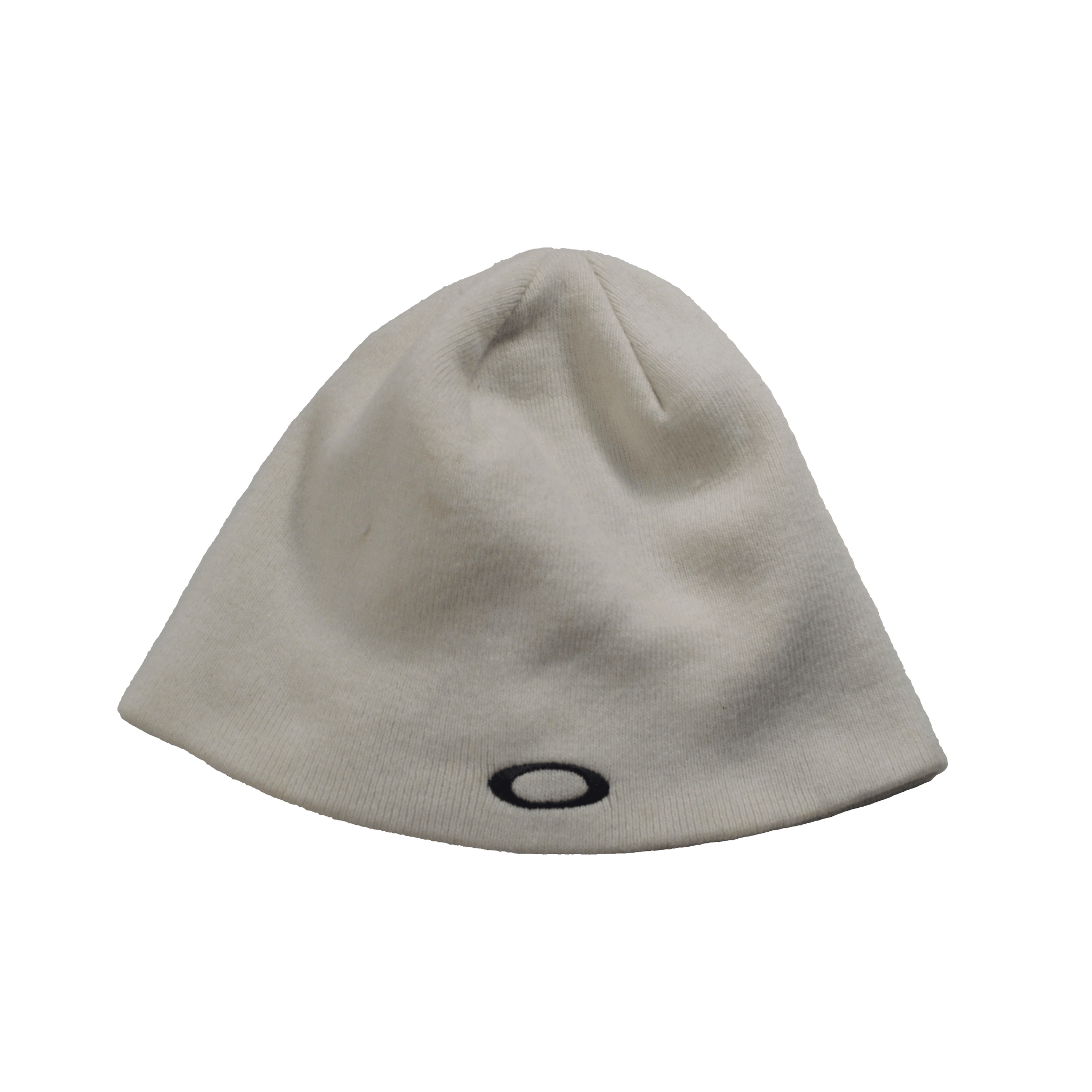 WHITE OAKLEY LOGO BEANIE / OS