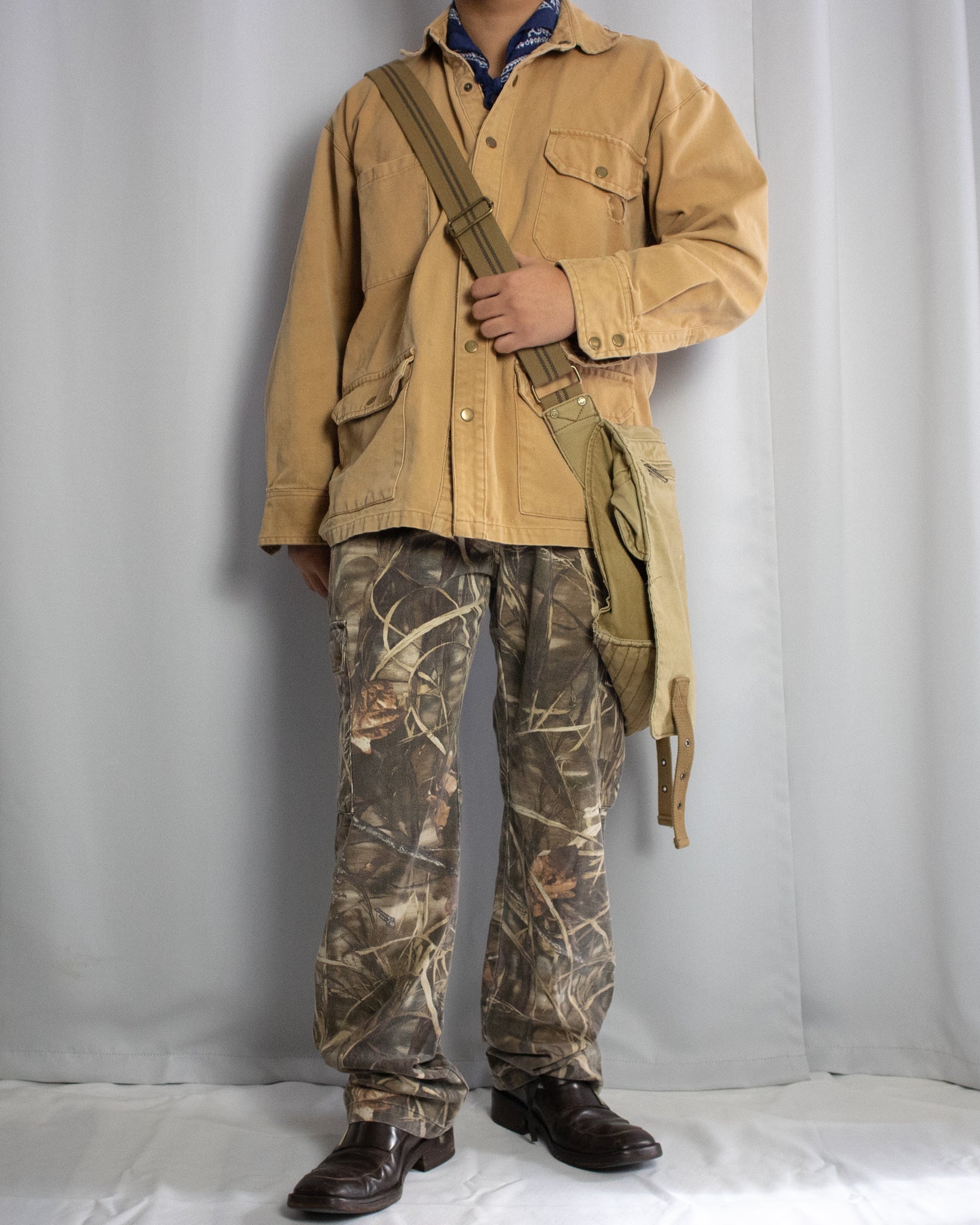 2000S CABELLA CAMO STRAIGHT CUT PANTS / 32x32