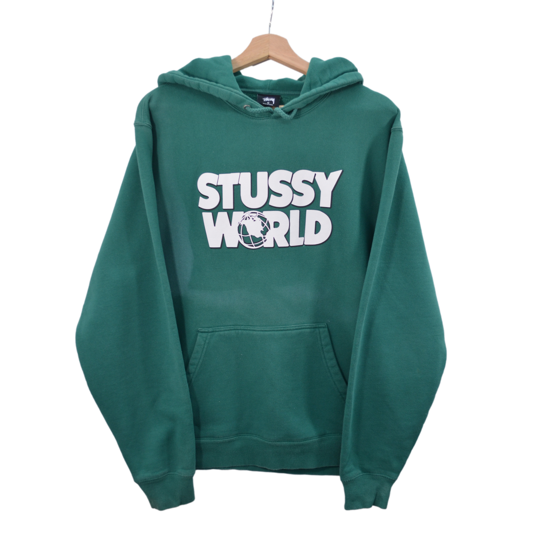 STUSSY WORLD HOODIE / MEDIUM
