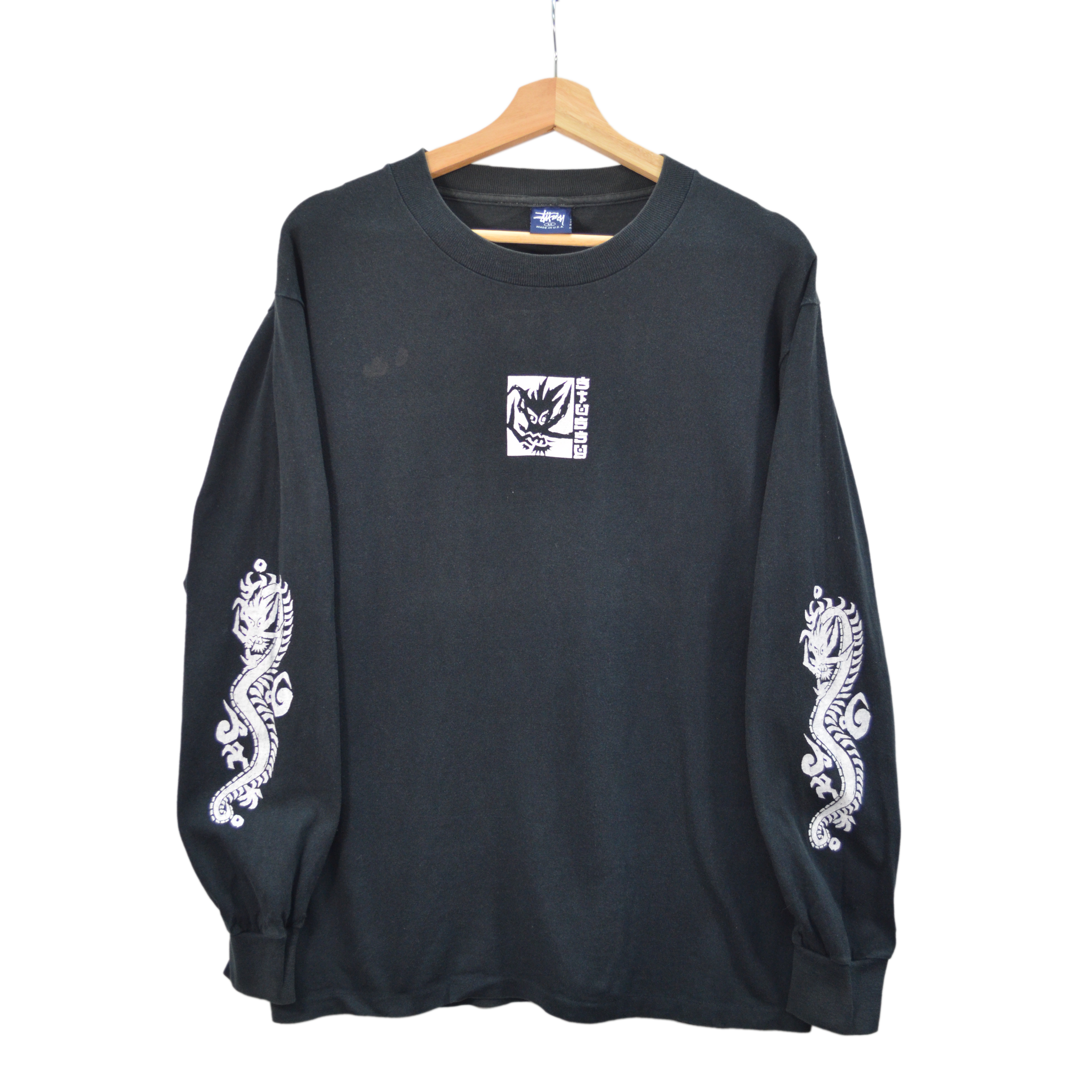 90S STUSSY DRAGON LONGSLEEVE / MEDIUM