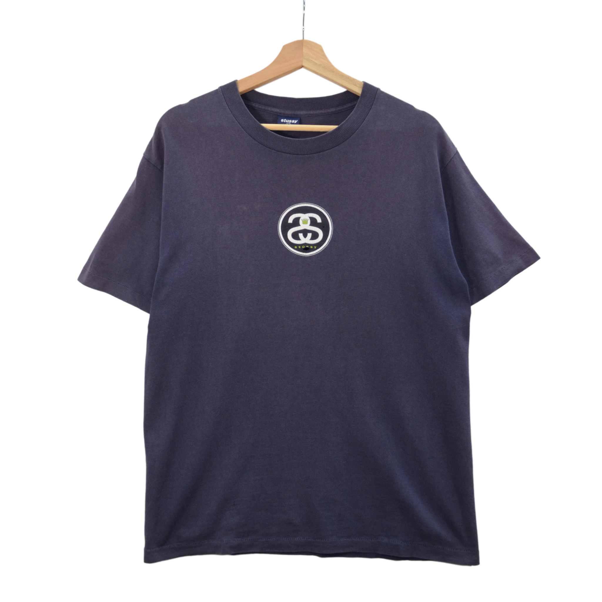 1990S STUSSY CIRCLE LOGO TEE / MEDIUM