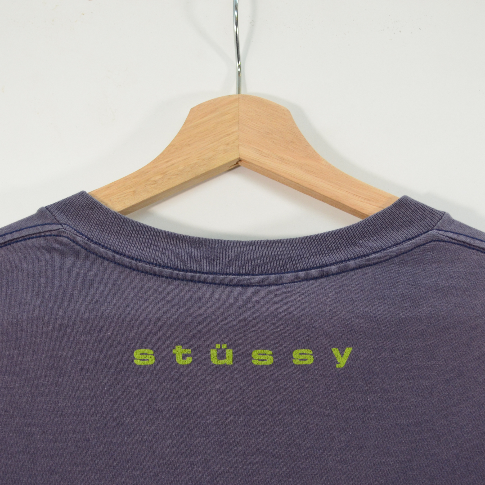 1990S STUSSY CIRCLE LOGO TEE / MEDIUM