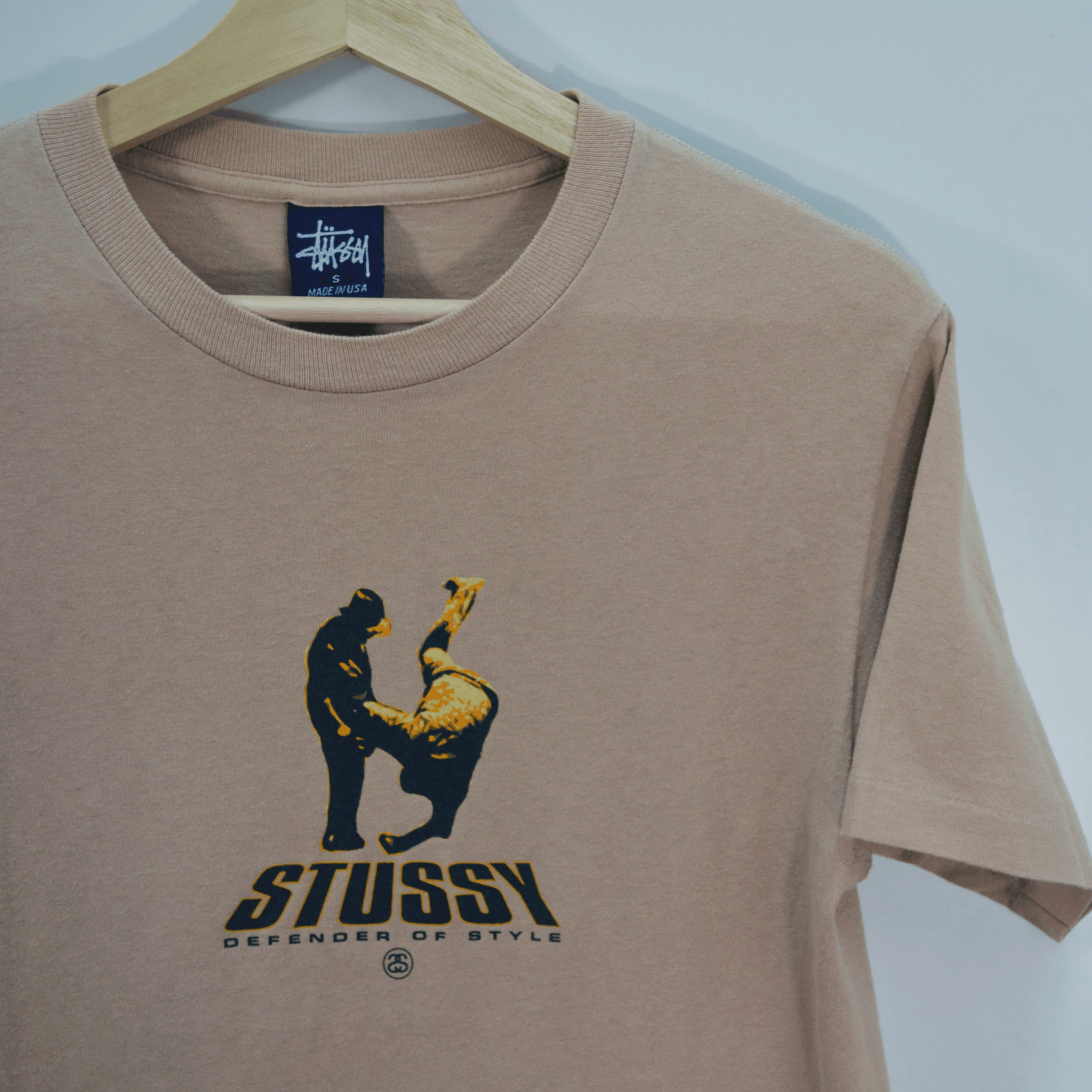 1990S STUSSY DEFENDER OF STYLE TEE / SMALL