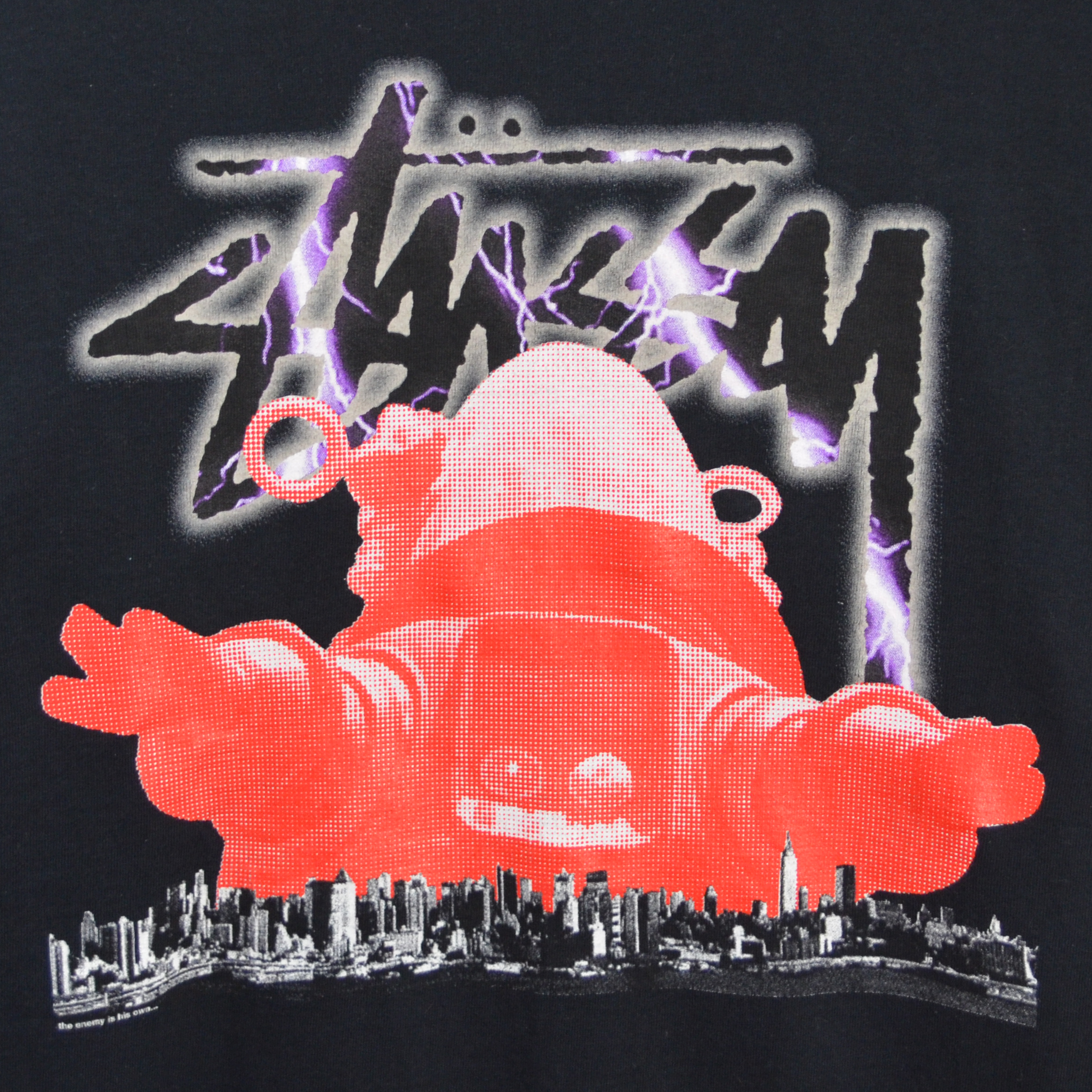 STUSSY LIGHTNING CITY TEE / MEDIUM
