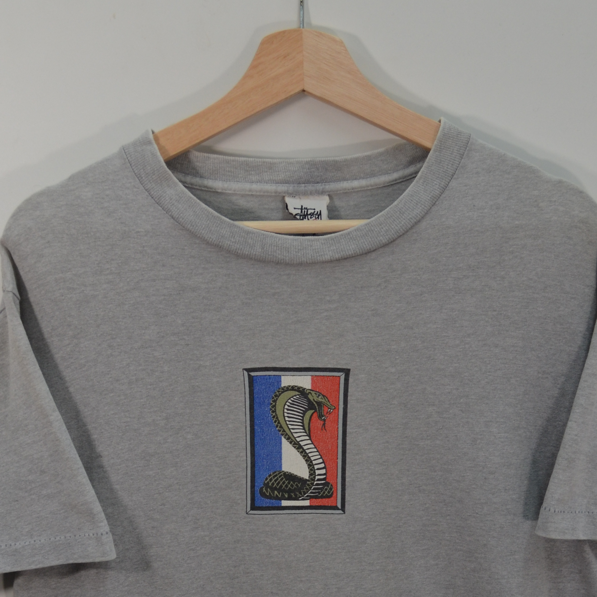 1990S STUSSY SNAKE TEE / MEDIUM