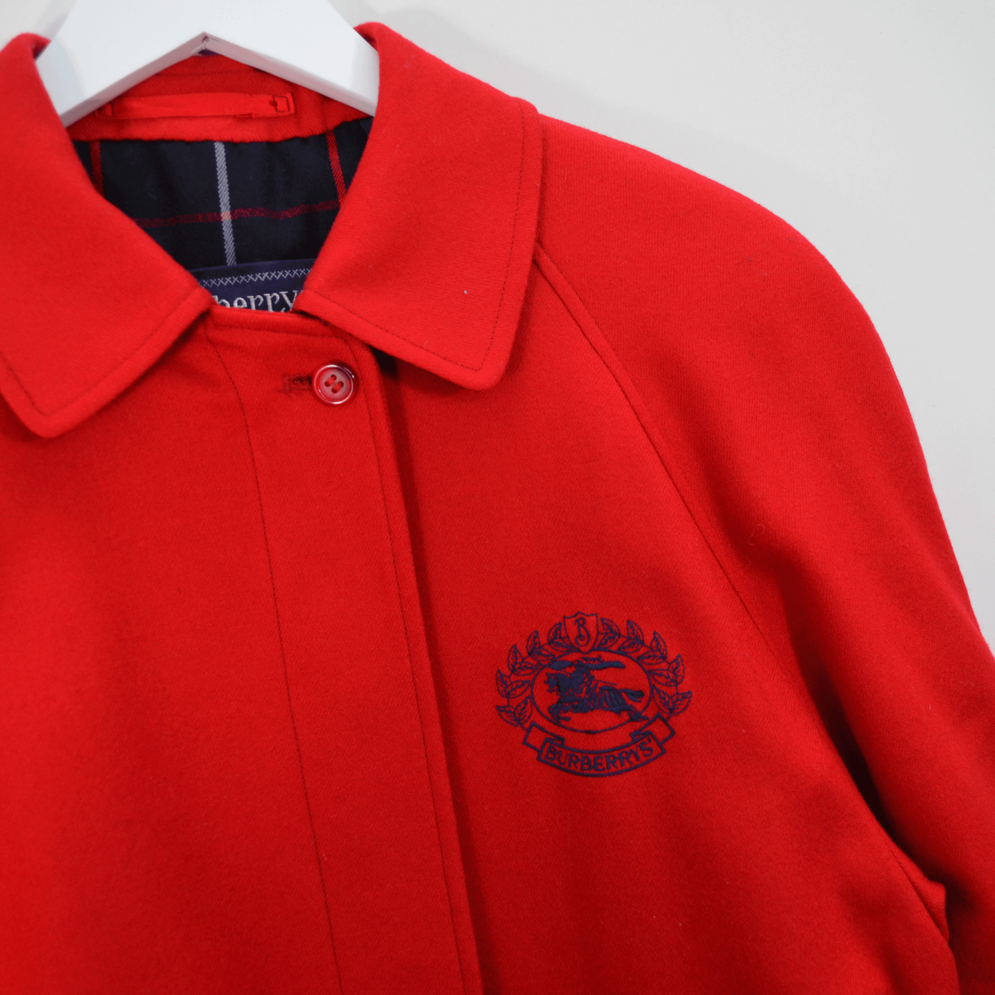 RED BURBERRYS JACKET /