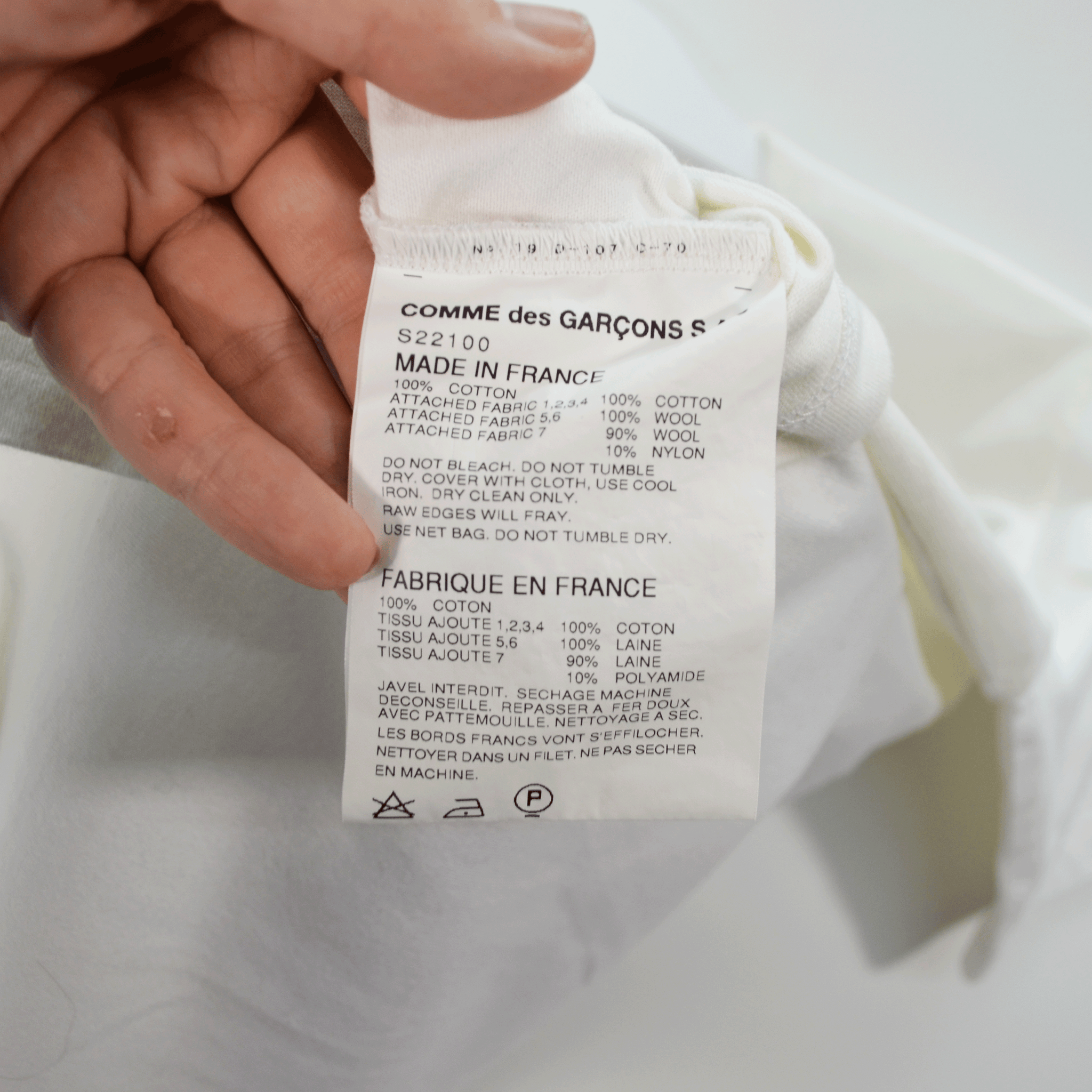 CDG PATCH WORK DOG TEE / S