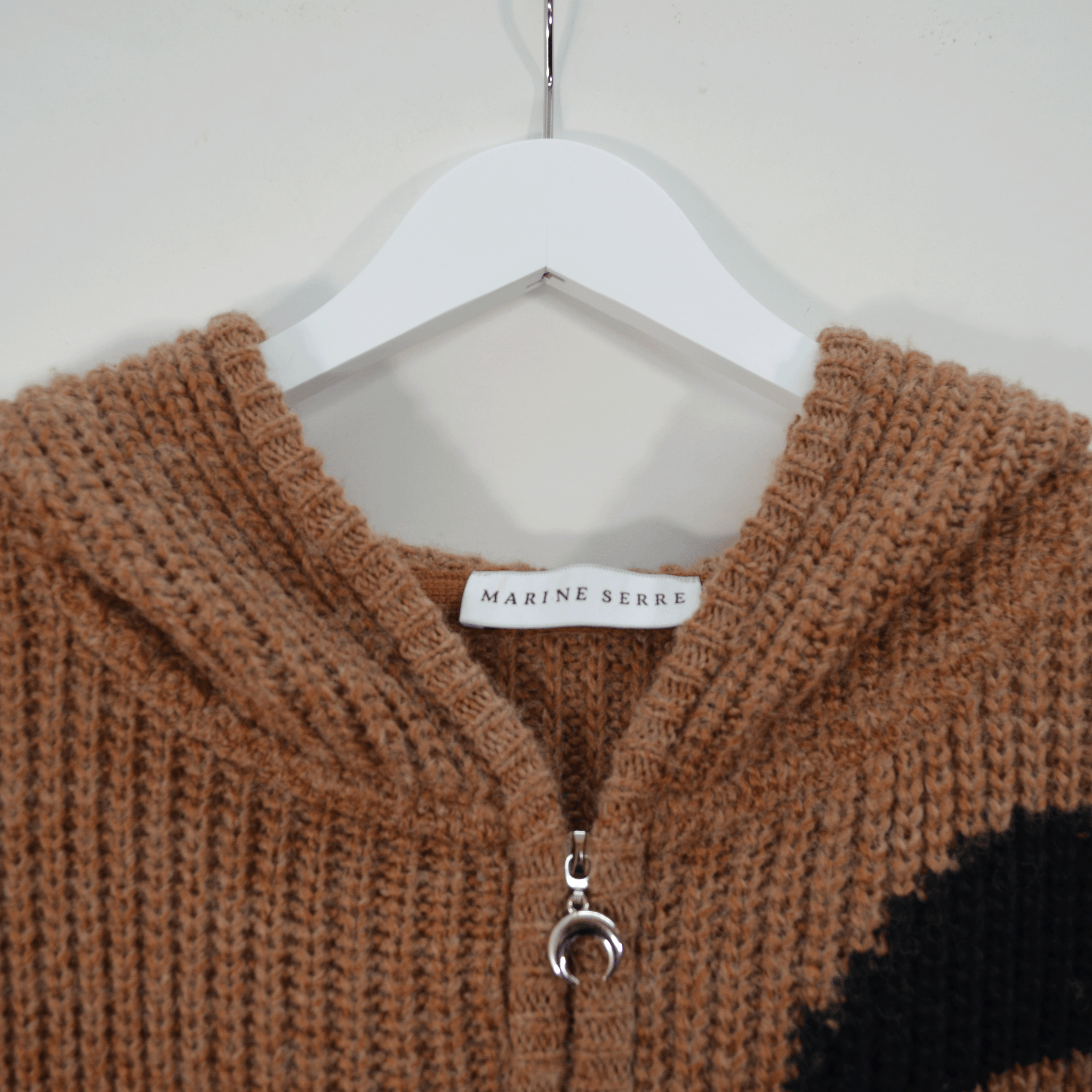 MARINE SERRE ZIP UP SWEATER / M