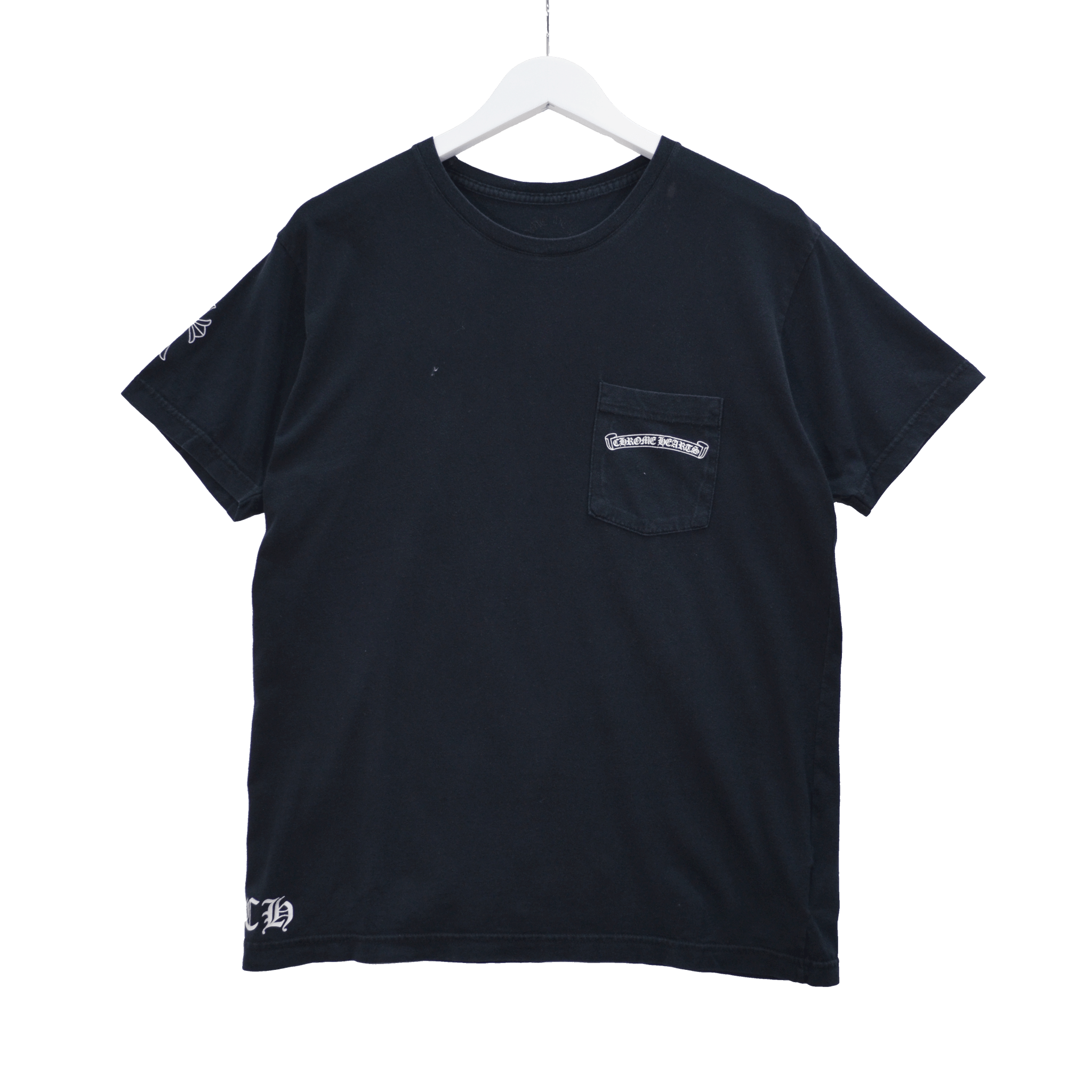 CHROME HEARTS WHITE CROSS TEE / M