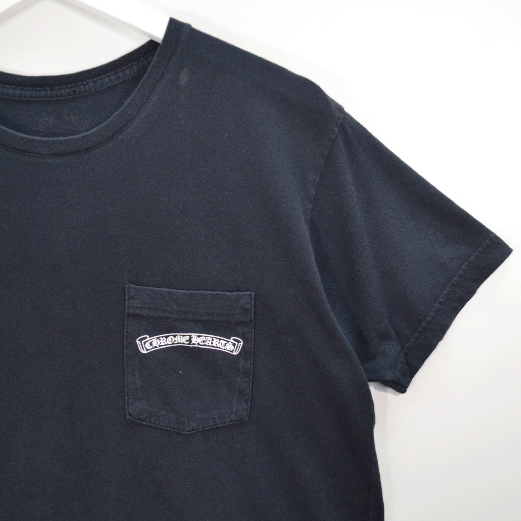 CHROME HEARTS WHITE CROSS TEE / M