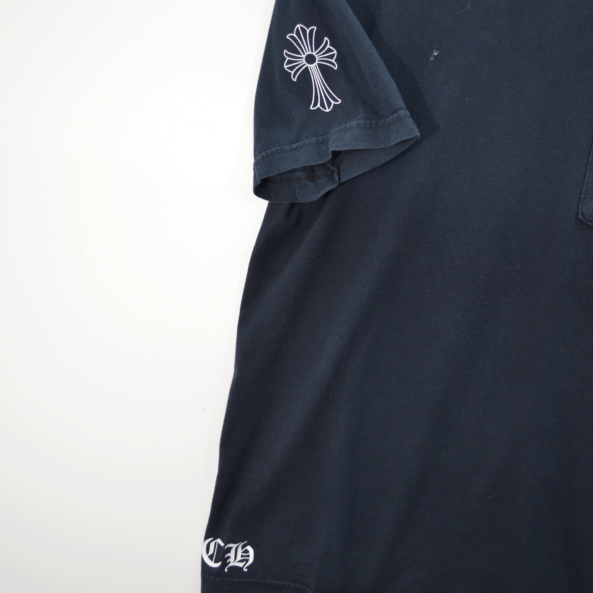CHROME HEARTS WHITE CROSS TEE / M