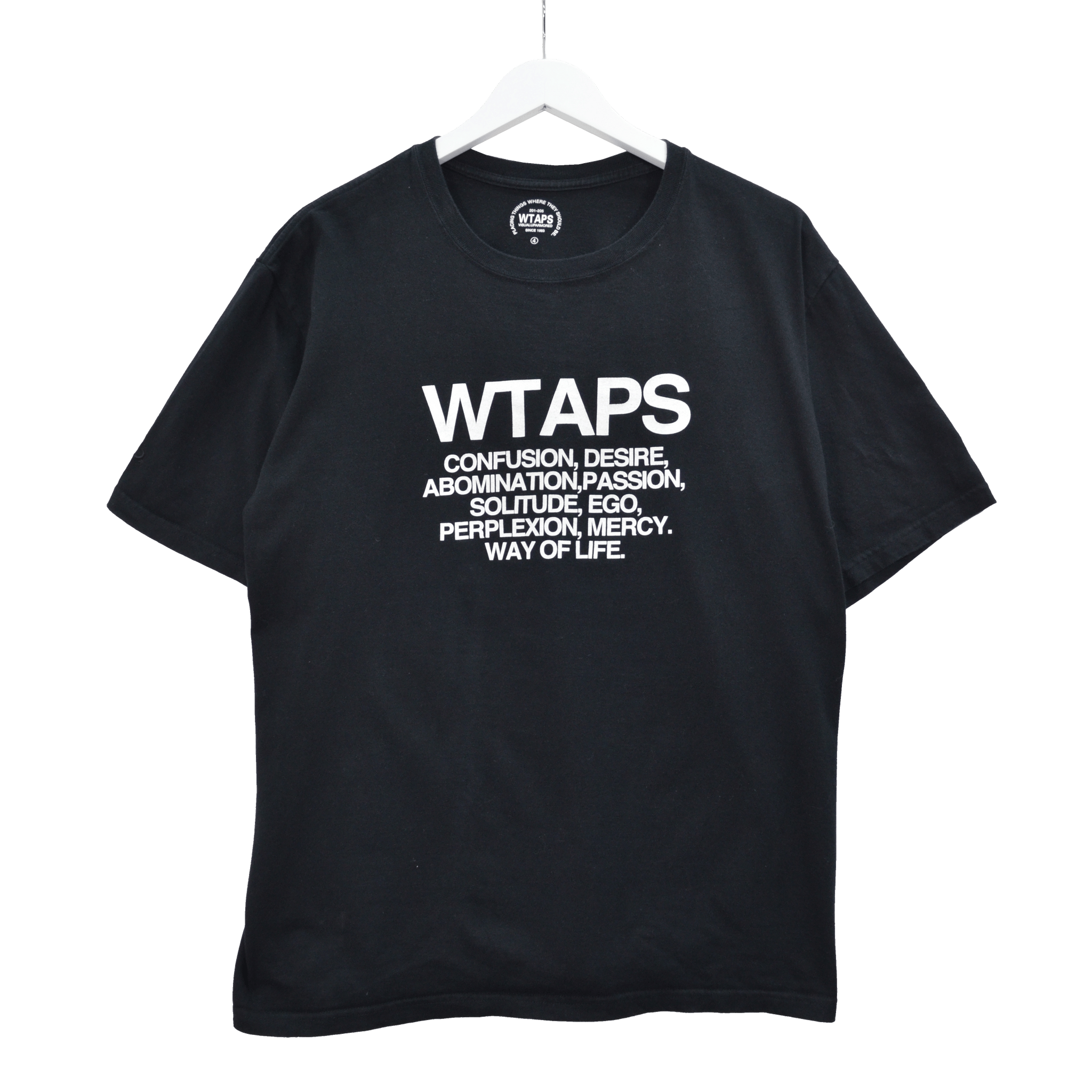 WTAPS TEXT TEE / 4