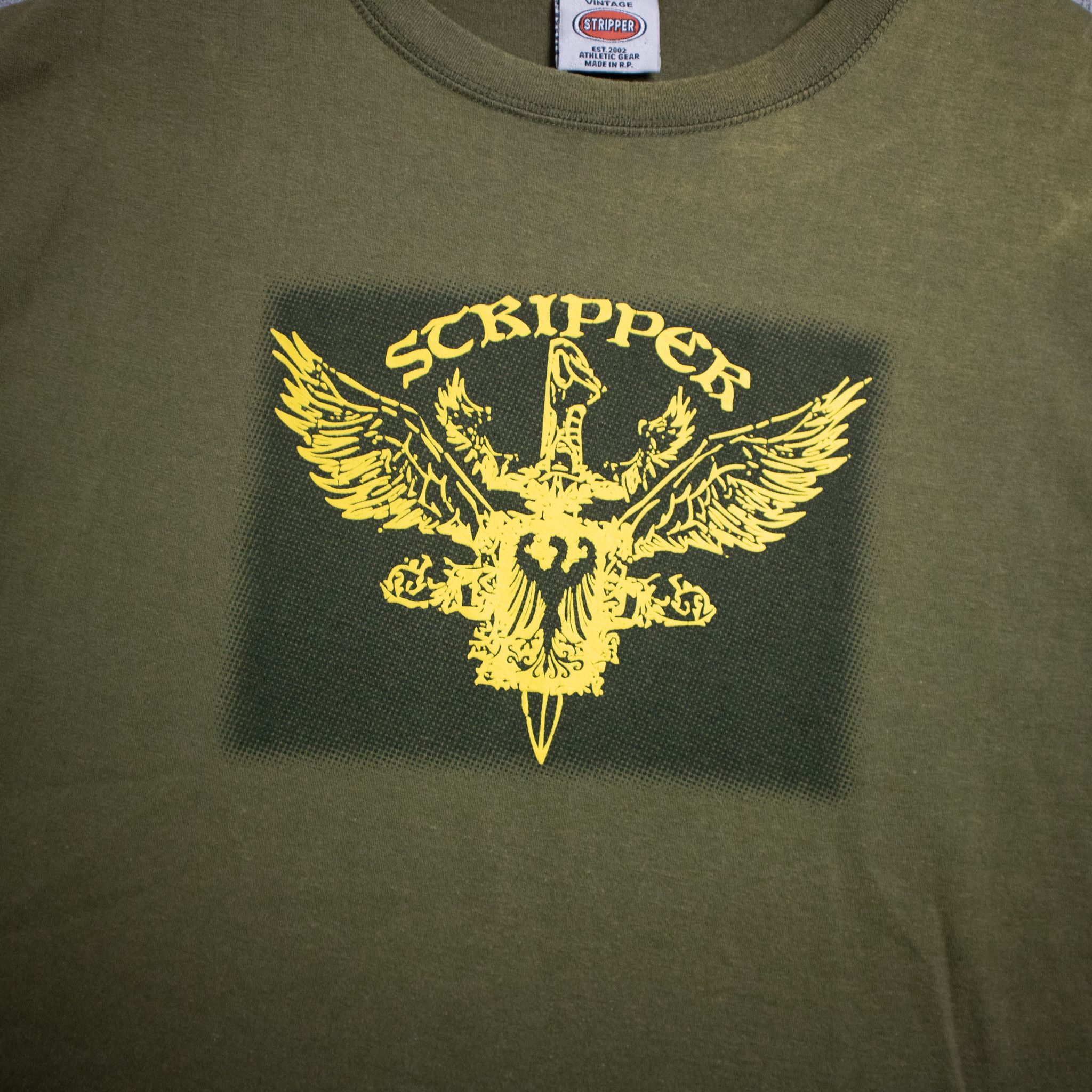 Stripper y2k Grunge Wings Angel Tanktop Sleeveless Tee detail graphic wings